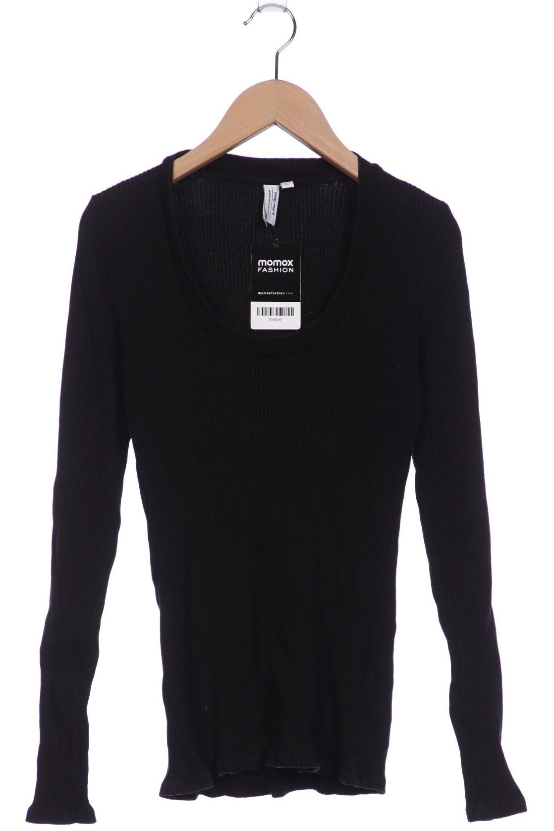 

& Other Stories Damen Langarmshirt, schwarz, Gr. 40