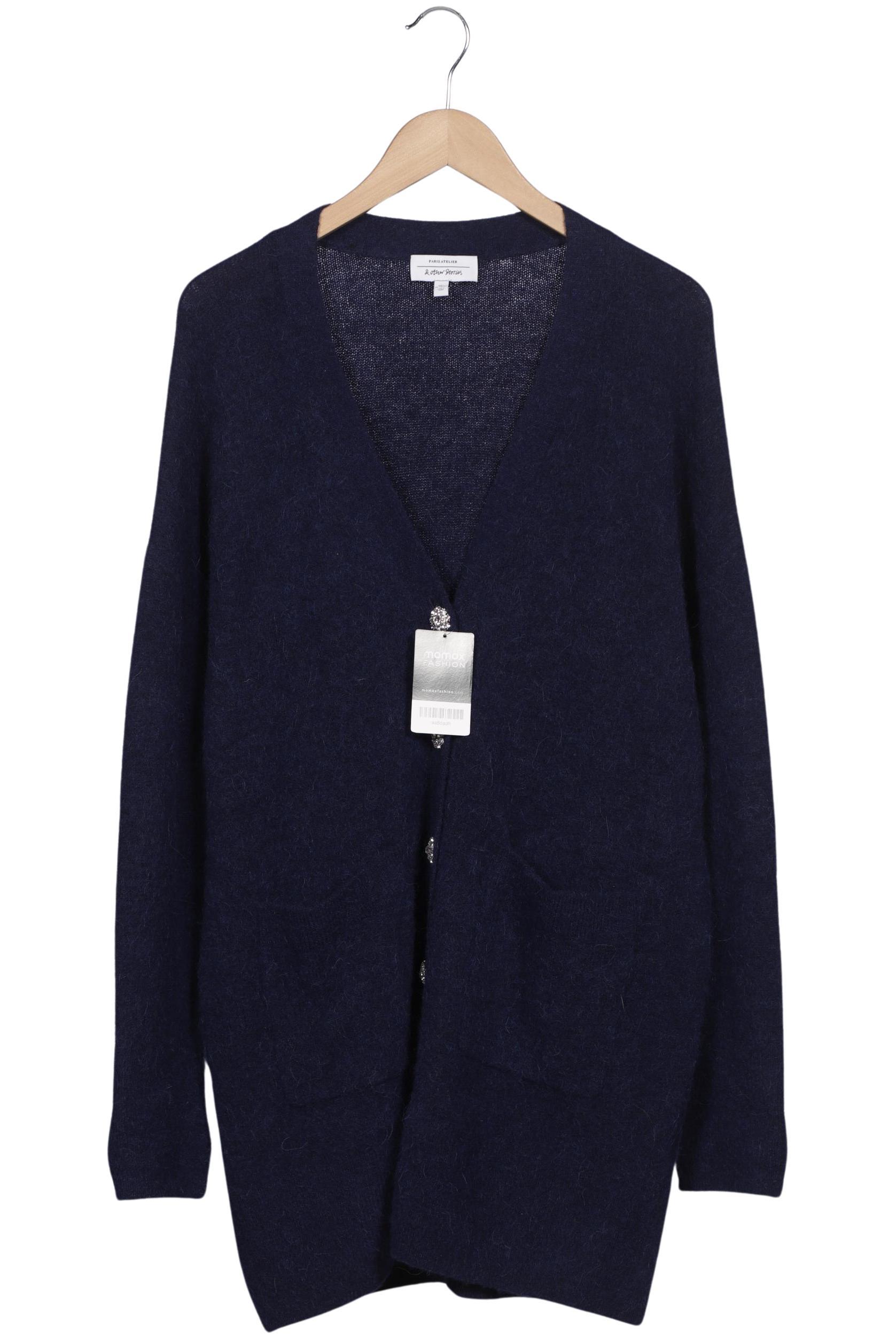 

& Other Stories Damen Strickjacke, marineblau, Gr. 42