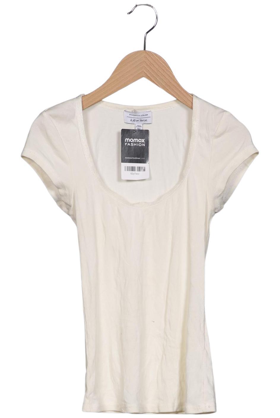 

& Other Stories Damen T-Shirt, cremeweiß, Gr. 34