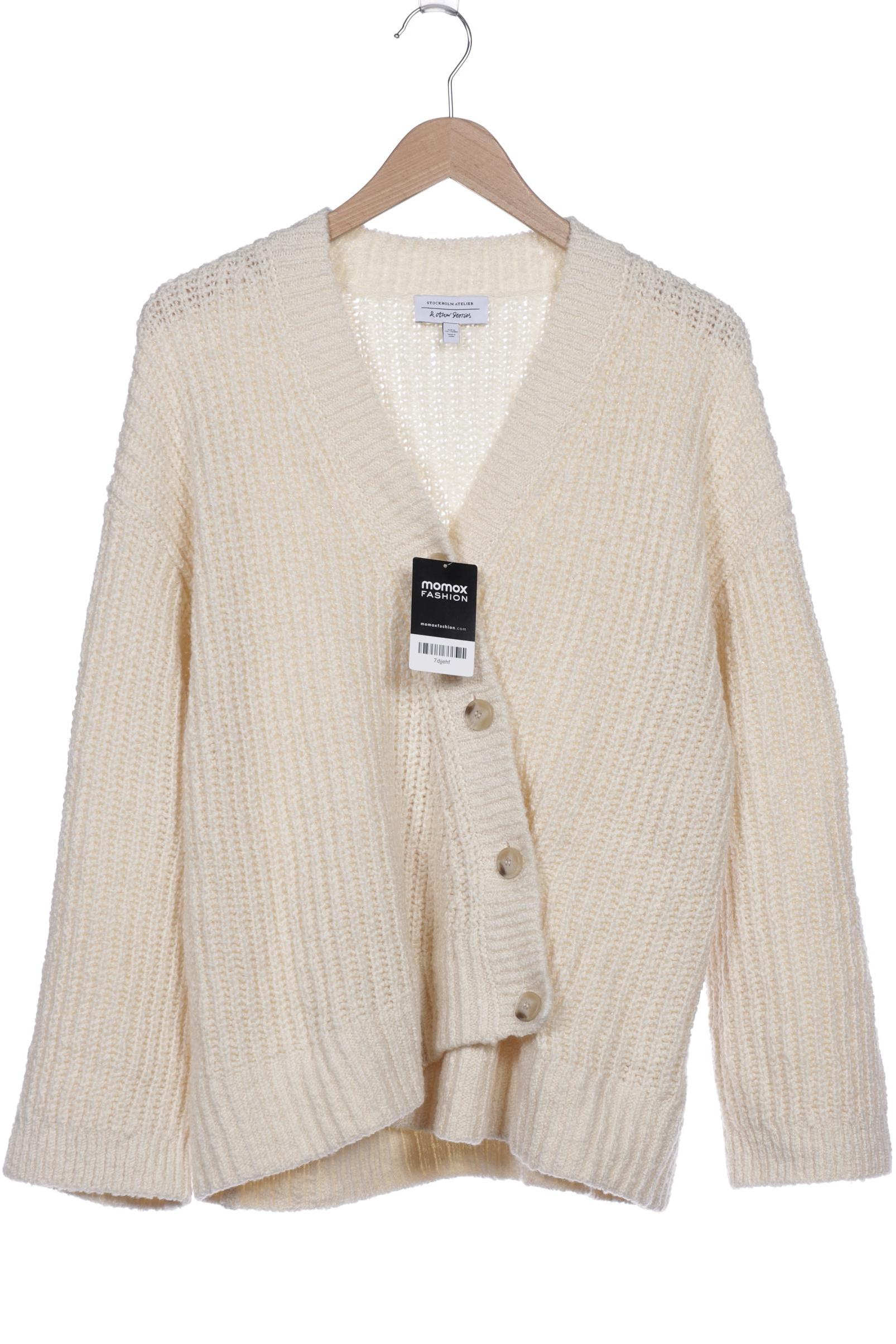 

& Other Stories Damen Strickjacke, cremeweiß, Gr. 38