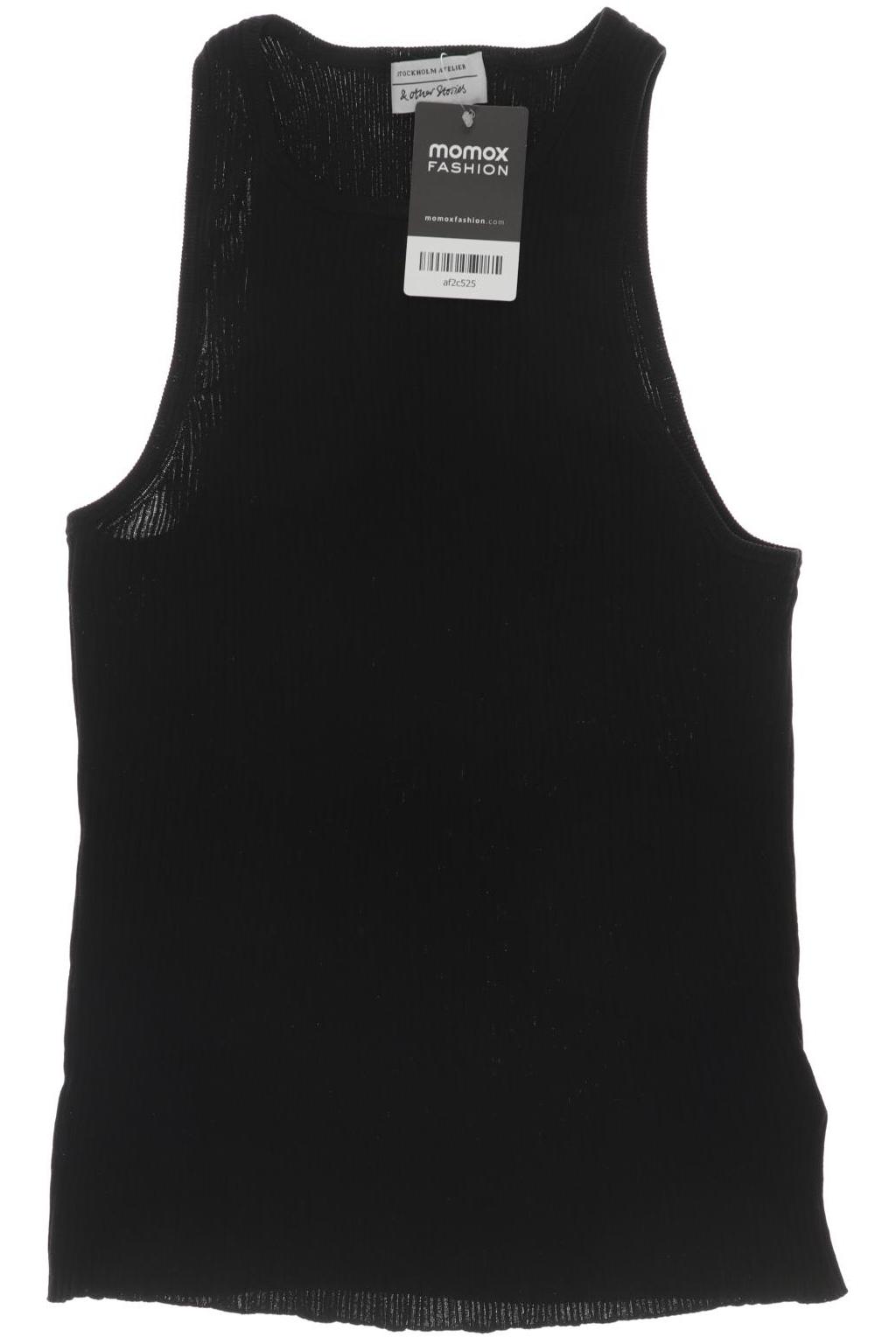 

& Other Stories Damen Top, schwarz, Gr. 38
