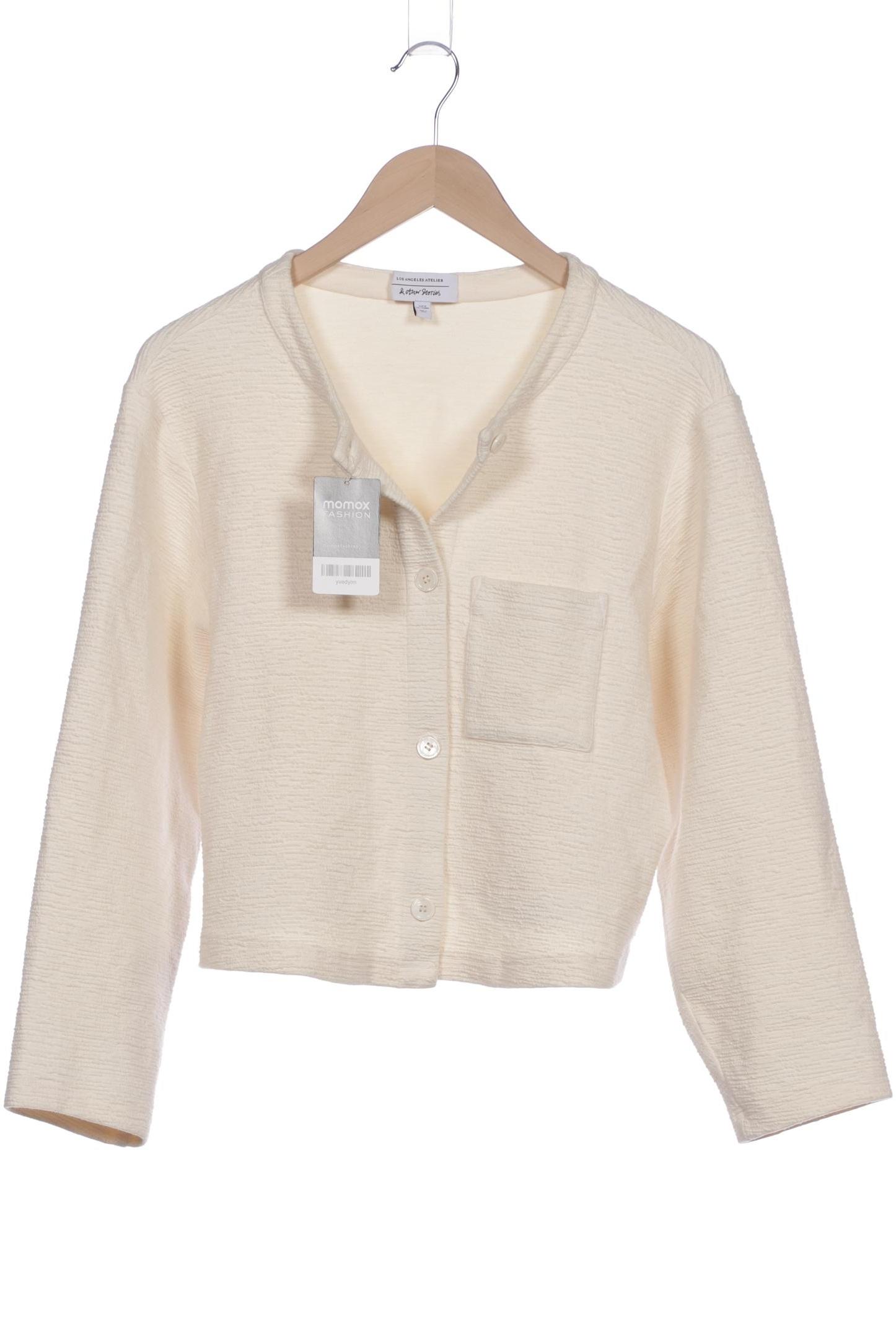 

& Other Stories Damen Strickjacke, cremeweiß, Gr. 38