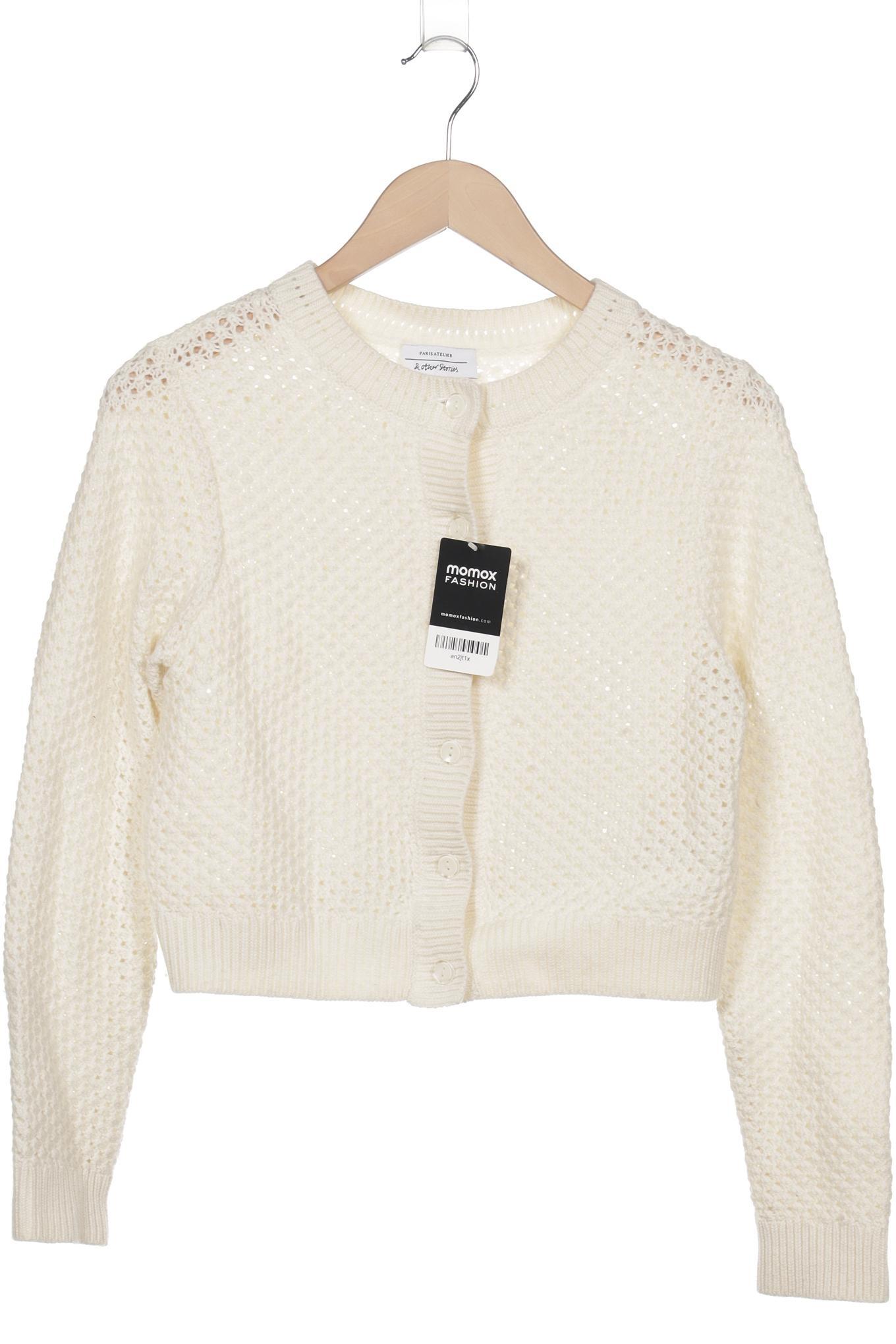 

& Other Stories Damen Strickjacke, cremeweiß, Gr. 38