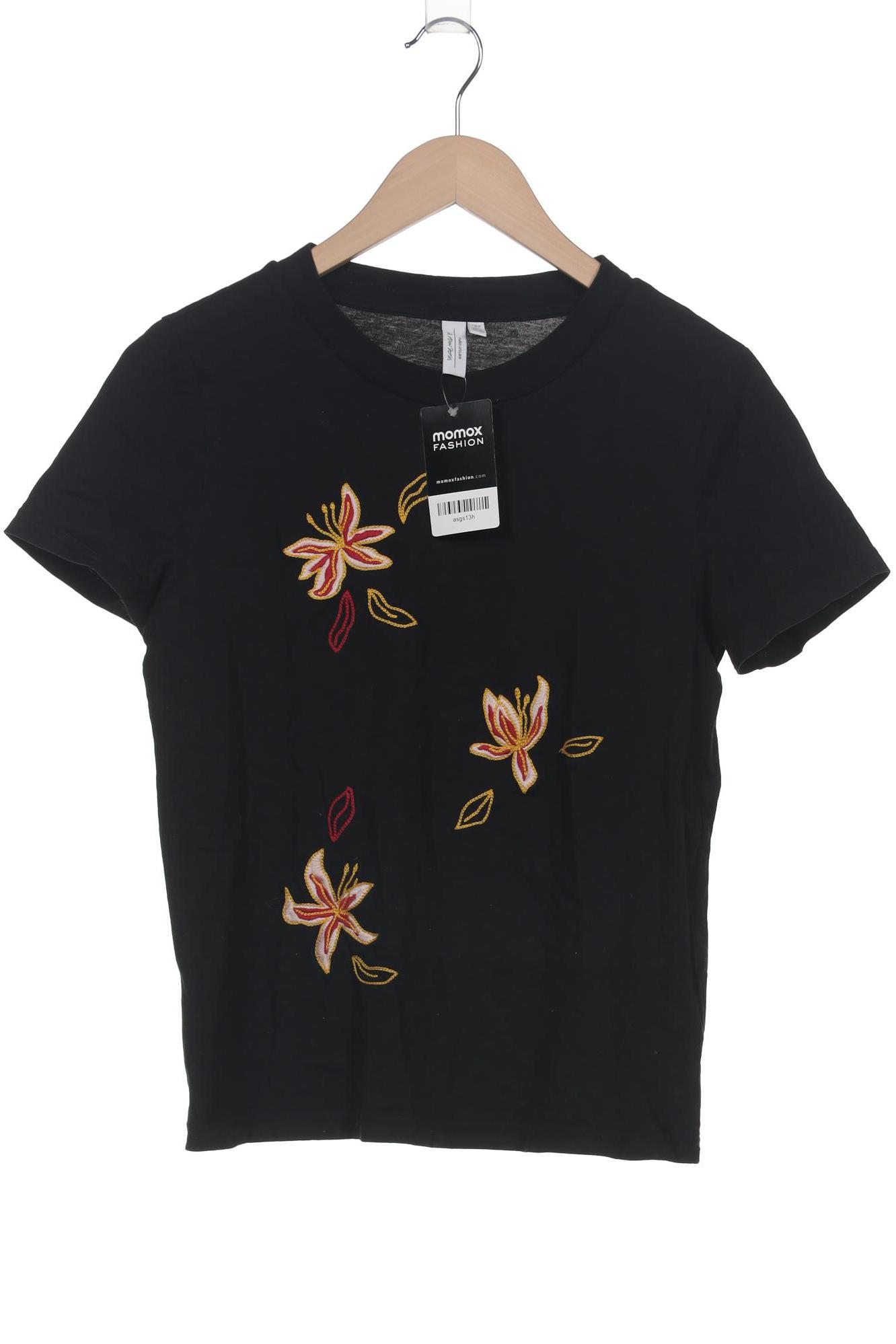 

& Other Stories Damen T-Shirt, schwarz, Gr. 36