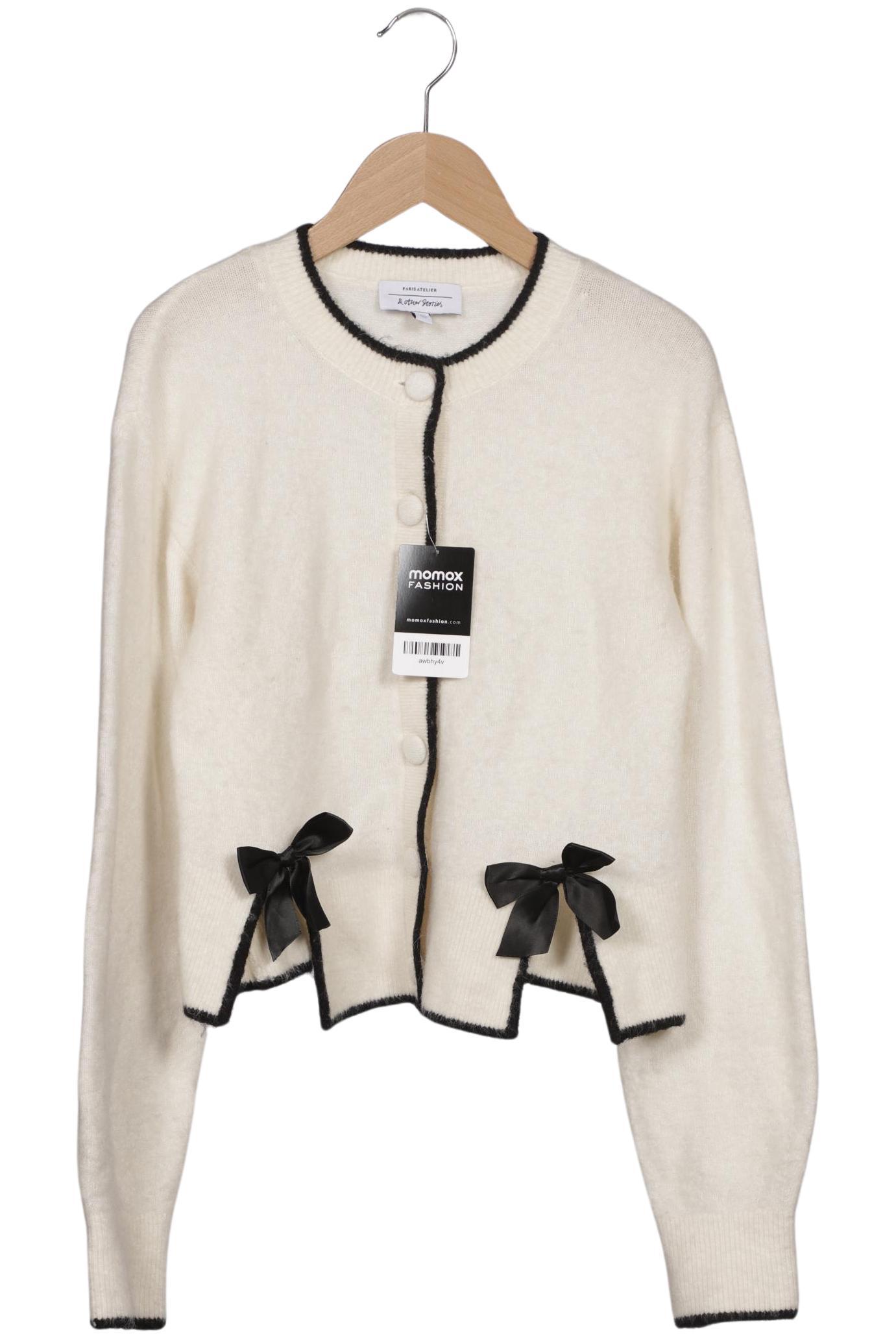 

& Other Stories Damen Strickjacke, cremeweiß, Gr. 34