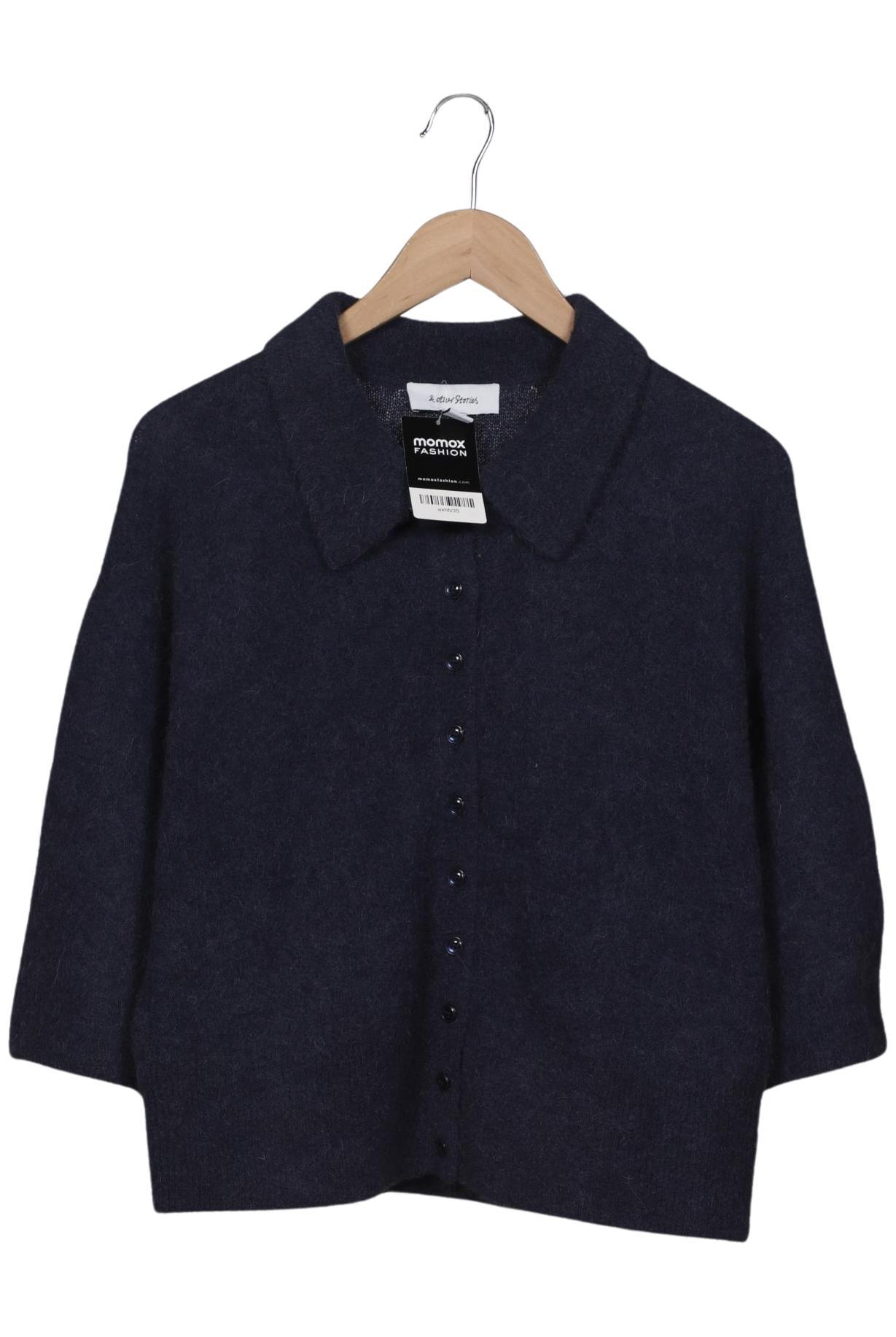 

& Other Stories Damen Strickjacke, marineblau, Gr. 42