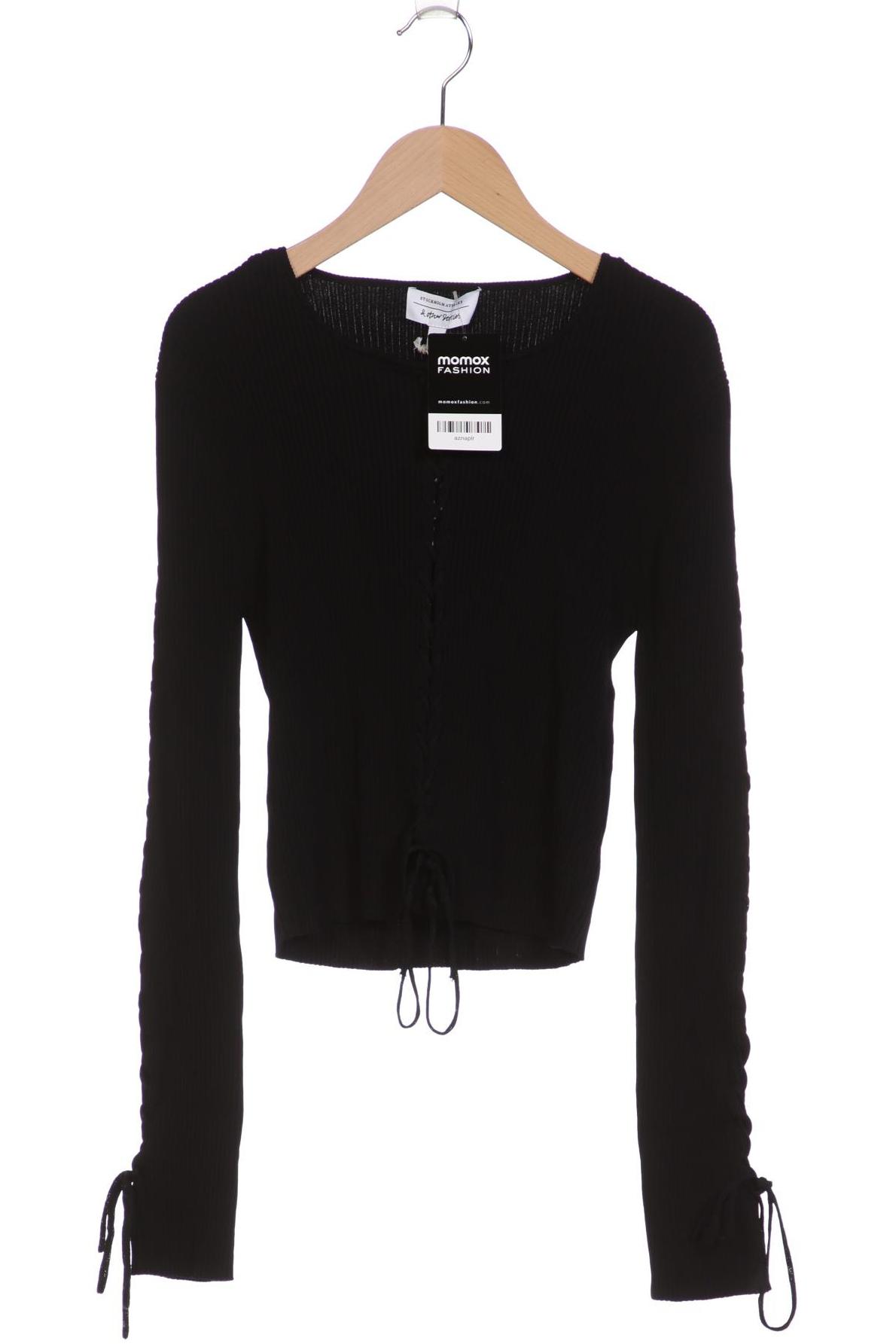 

& Other Stories Damen Langarmshirt, schwarz, Gr. 42