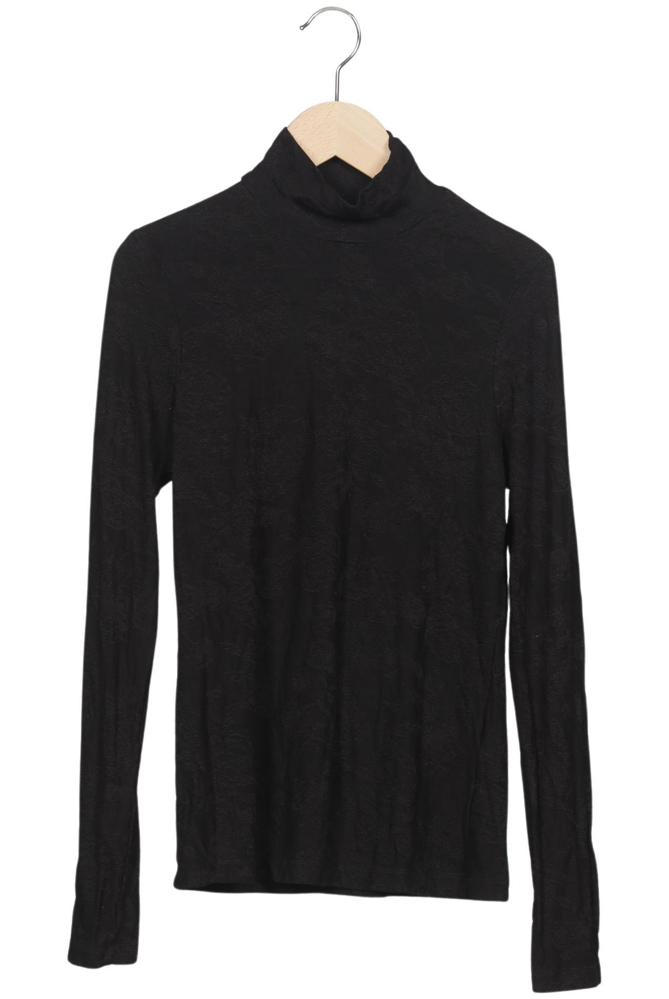

& Other Stories Damen Langarmshirt, schwarz, Gr. 36