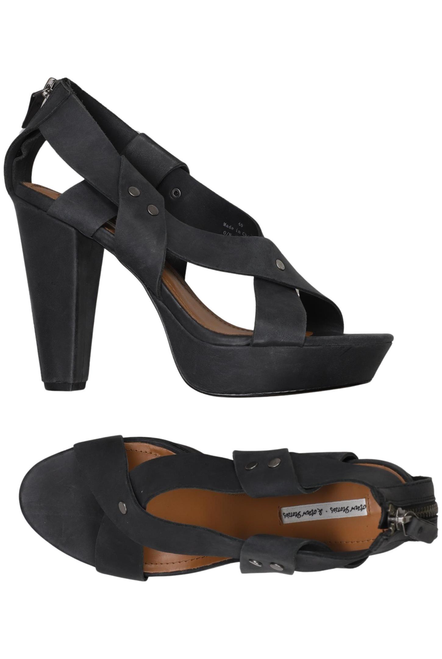 

& Other Stories Damen Sandale, schwarz, Gr. 40
