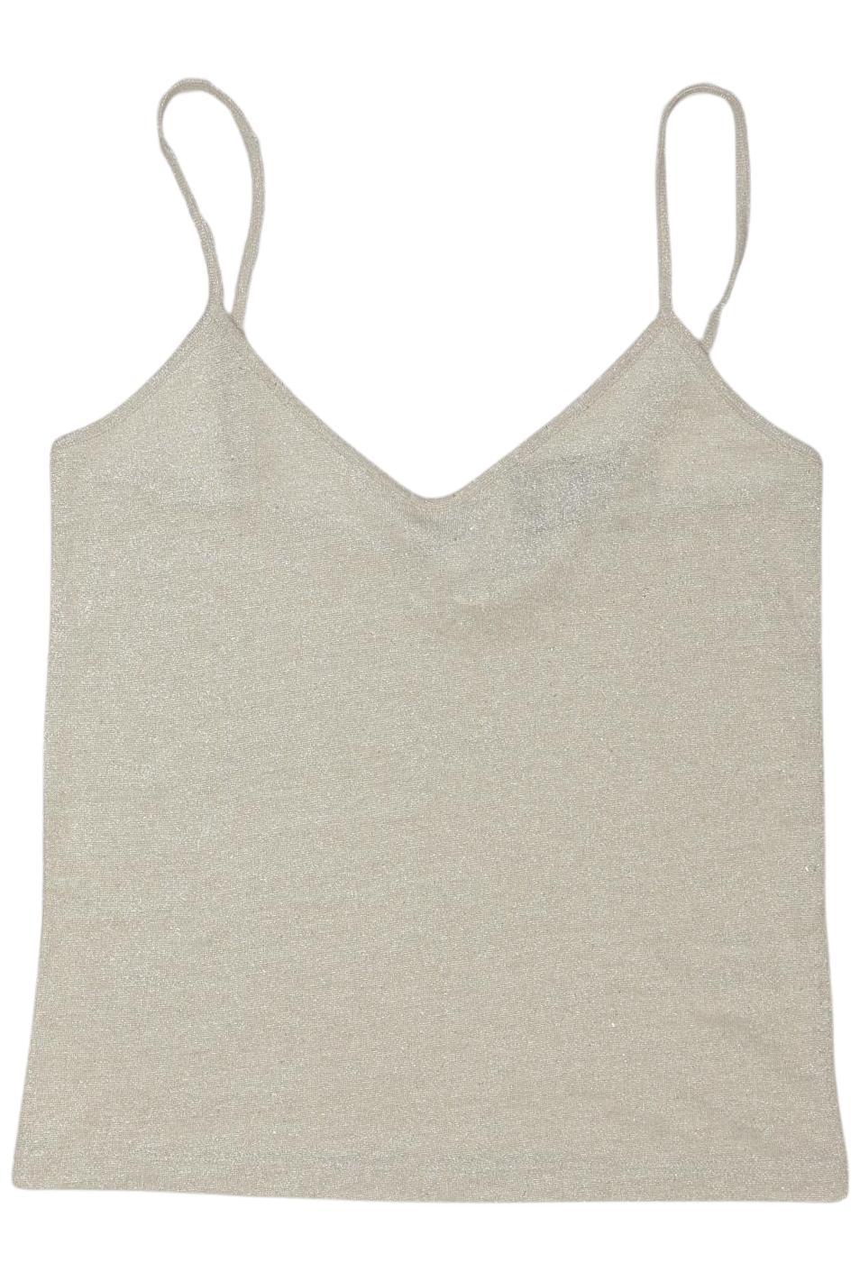 

& Other Stories Damen Top, silber, Gr. 38