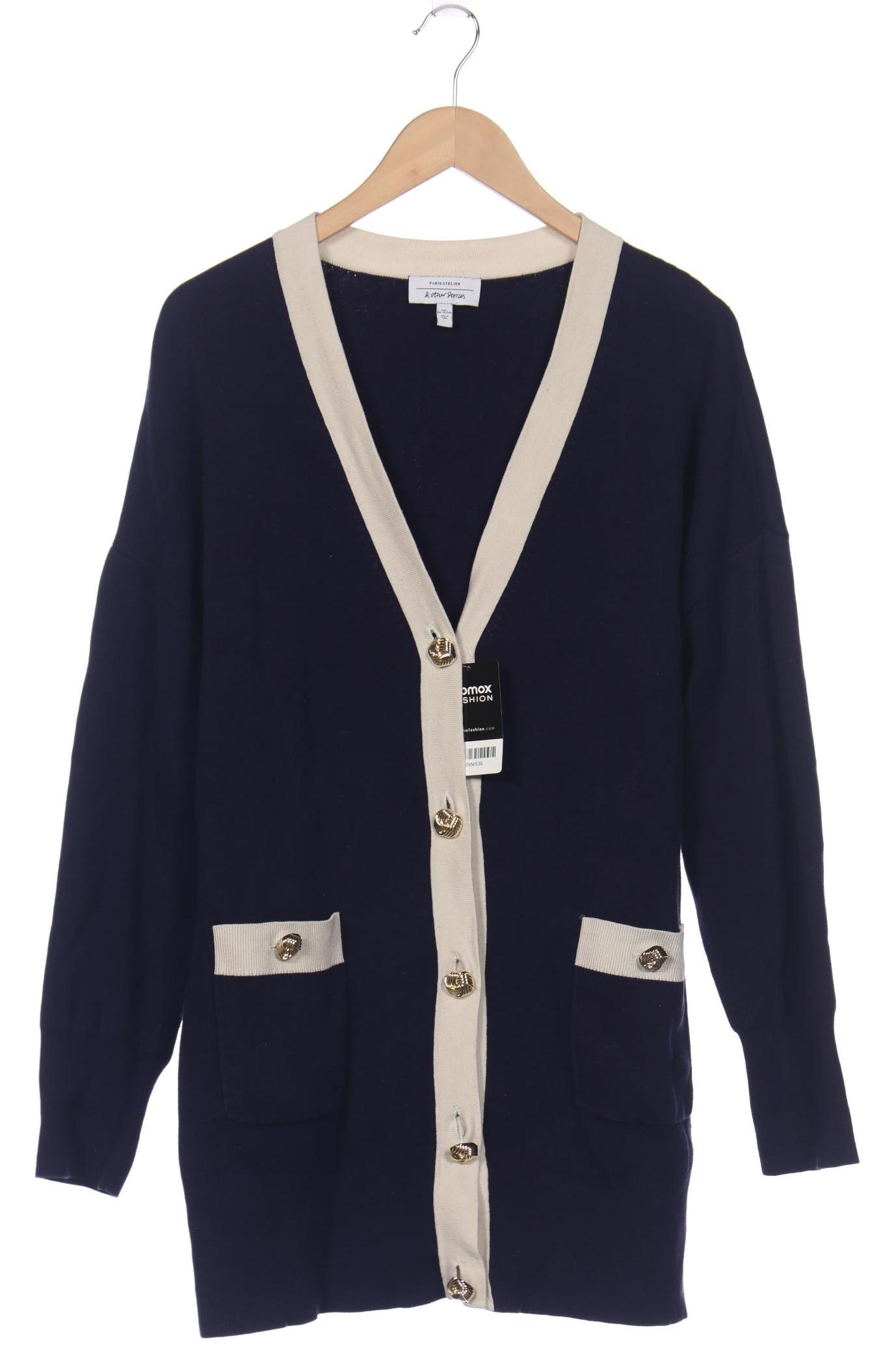 

& Other Stories Damen Strickjacke, marineblau, Gr. 42
