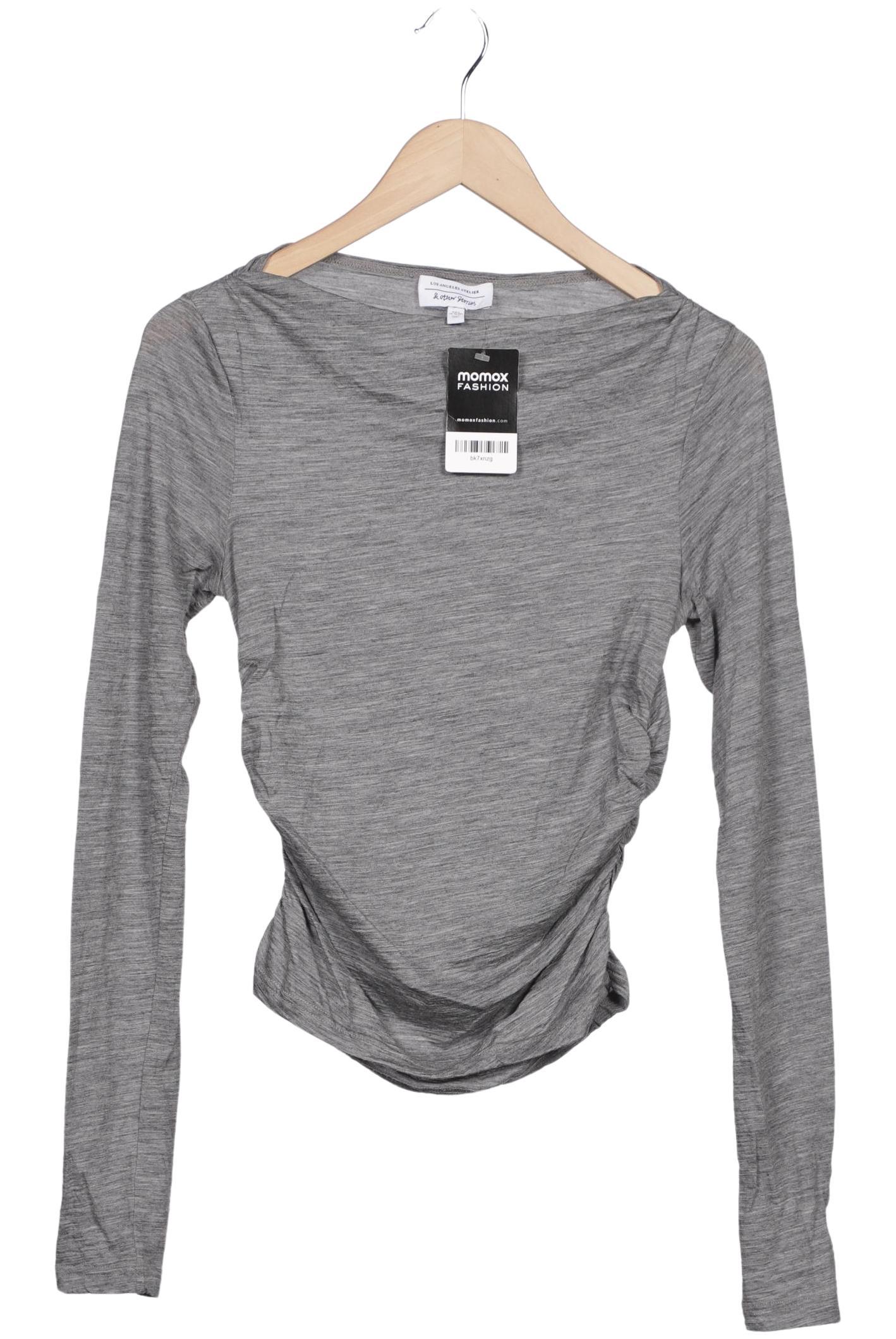 

& Other Stories Damen Langarmshirt, grau, Gr. 36