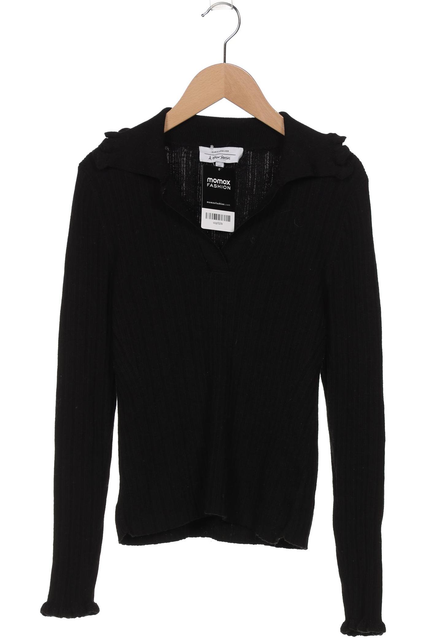 

& Other Stories Damen Pullover, schwarz, Gr. 36