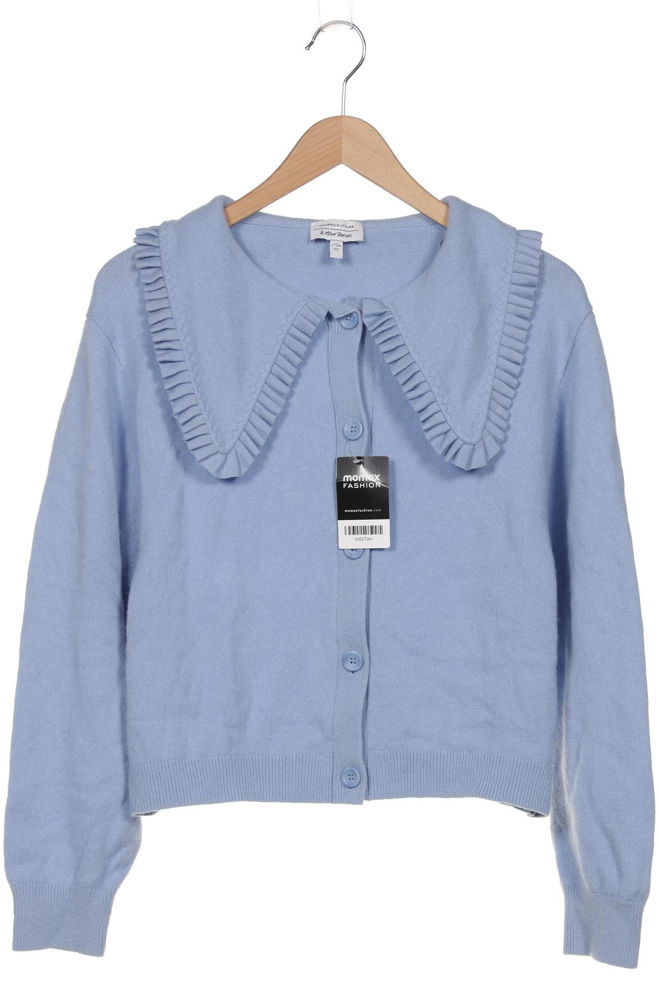 

& Other Stories Damen Strickjacke, blau, Gr. 38