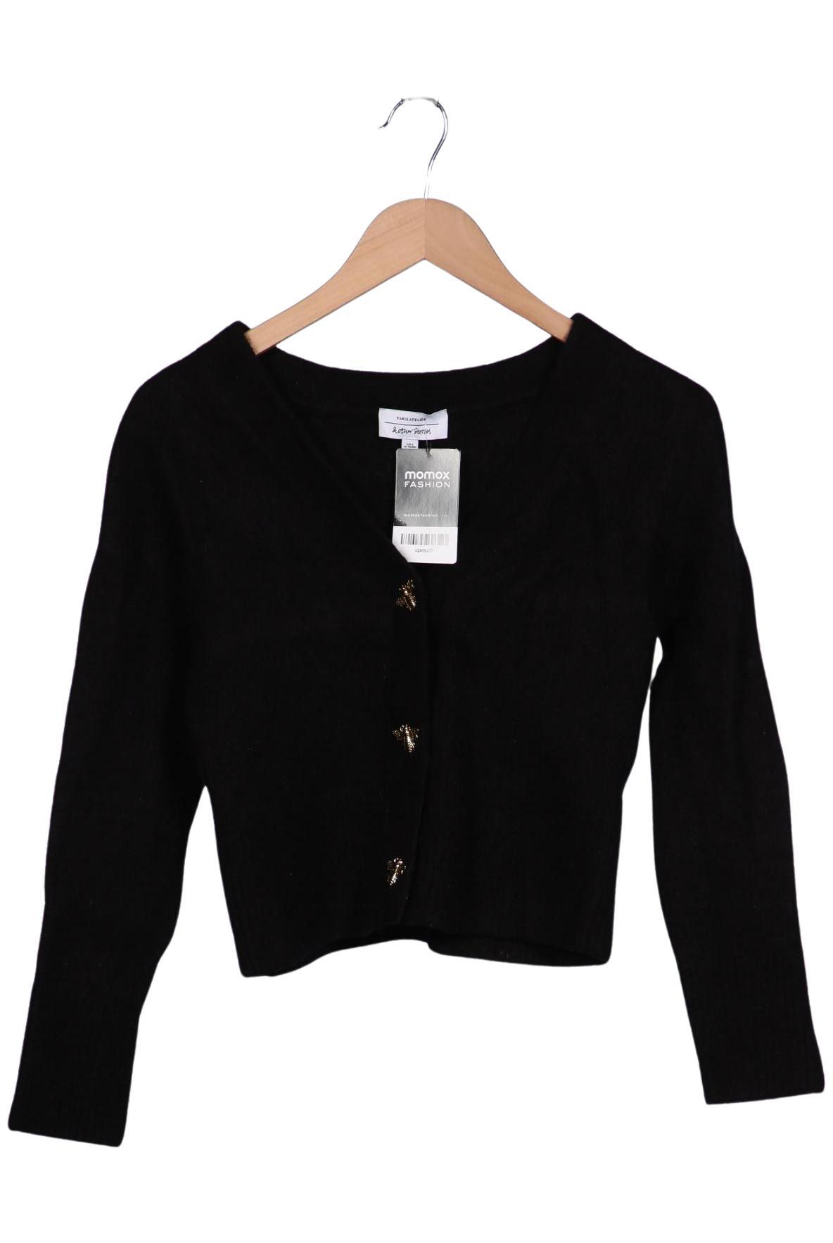 

& Other Stories Damen Strickjacke, schwarz, Gr. 36