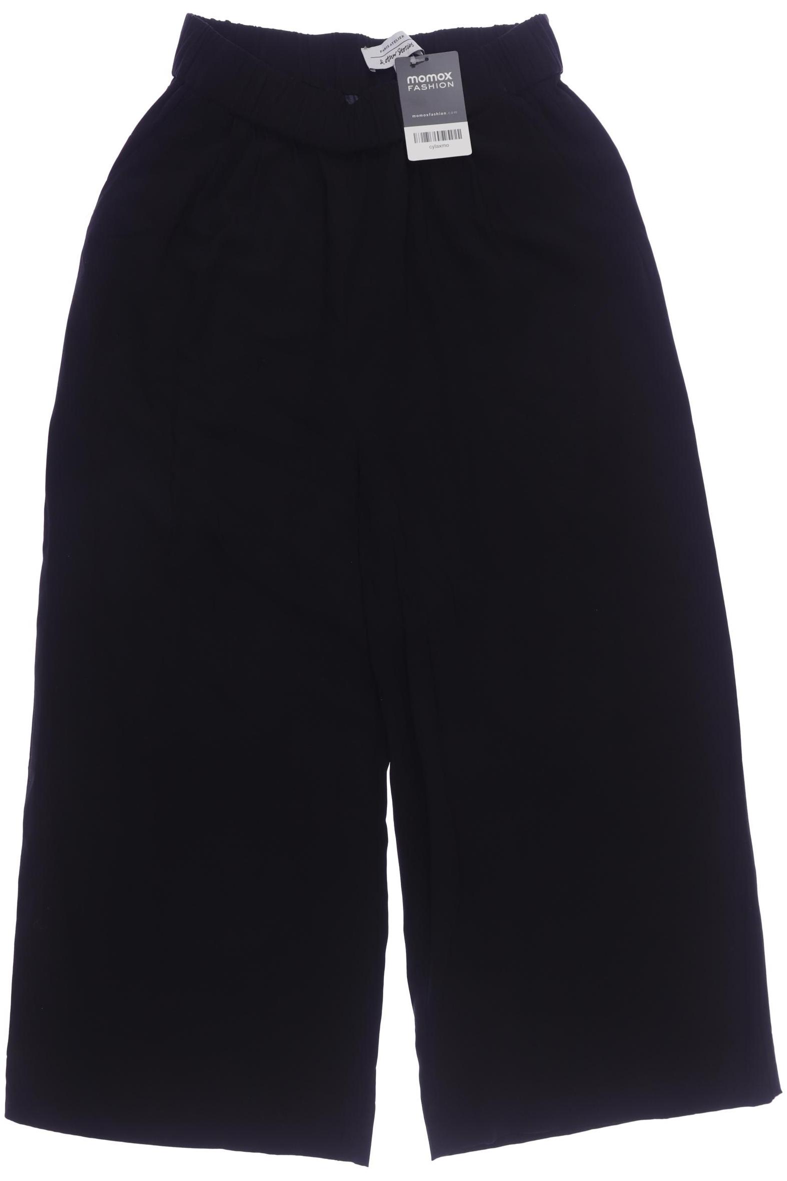 

& Other Stories Damen Stoffhose, schwarz, Gr. 32