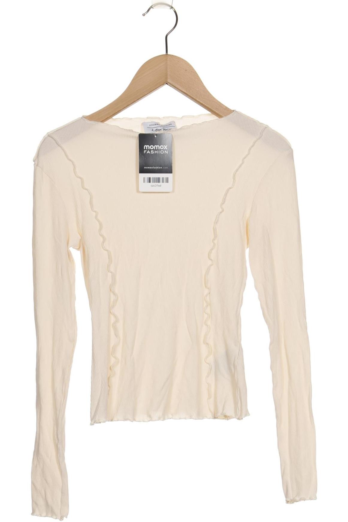 

& Other Stories Damen Langarmshirt, cremeweiß, Gr. 34