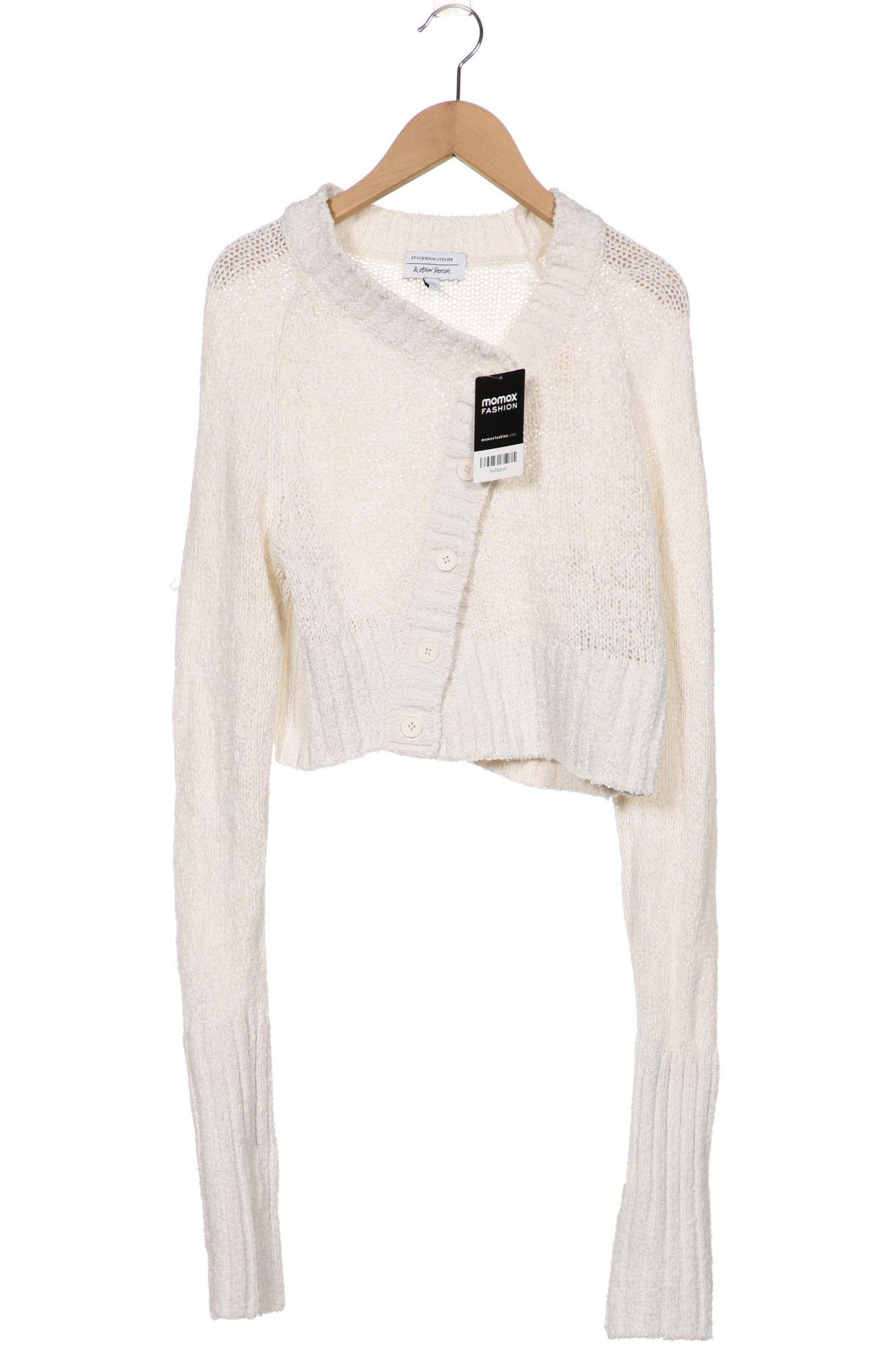 

& Other Stories Damen Strickjacke, weiß, Gr. 38