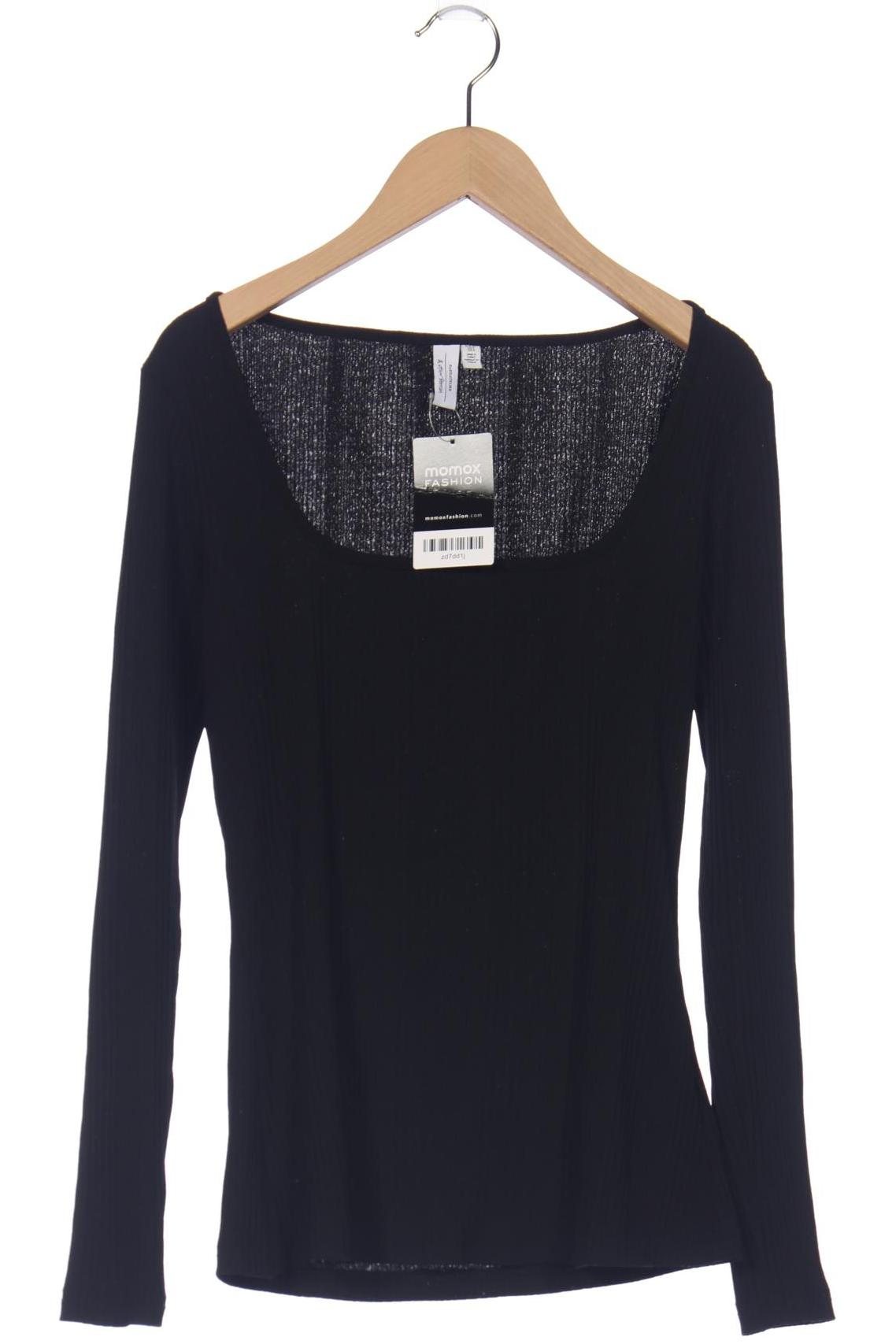 

& Other Stories Damen Langarmshirt, schwarz, Gr. 40