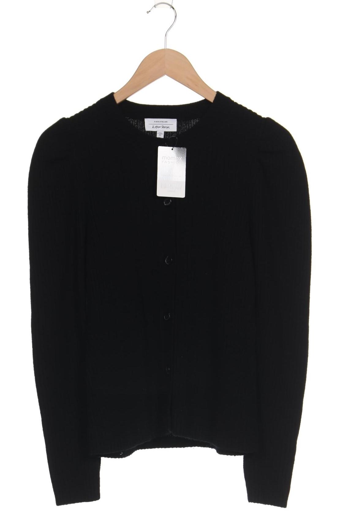 

& Other Stories Damen Strickjacke, schwarz, Gr. 36