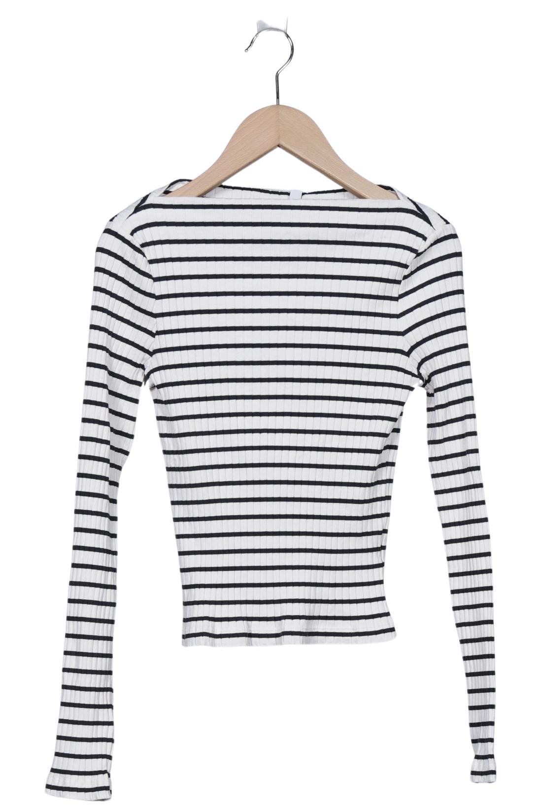 

& Other Stories Damen Langarmshirt, weiß, Gr. 34
