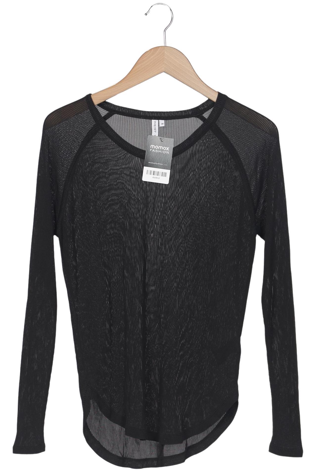

& Other Stories Damen Langarmshirt, schwarz, Gr. 38