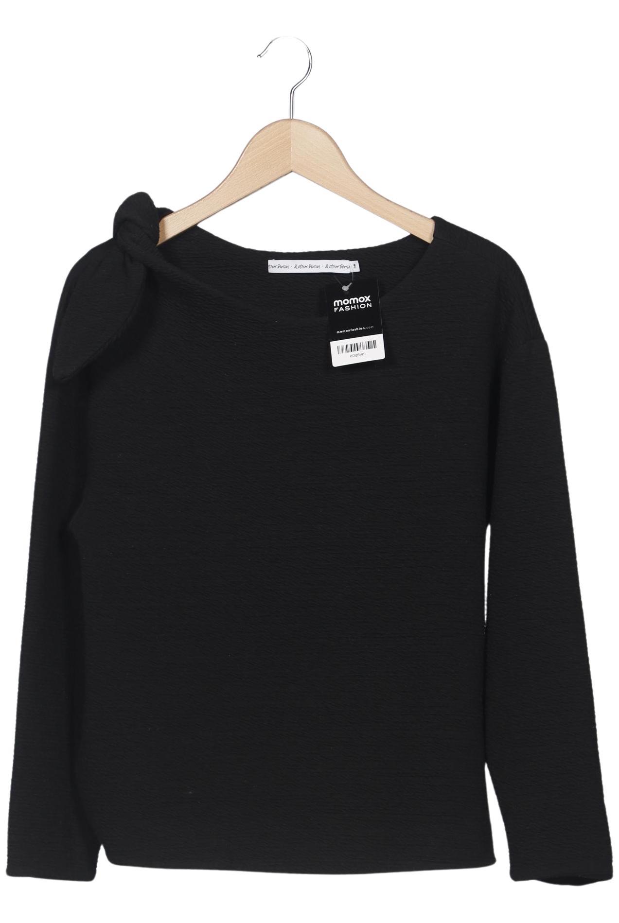 

& Other Stories Damen Sweatshirt, schwarz, Gr. 38