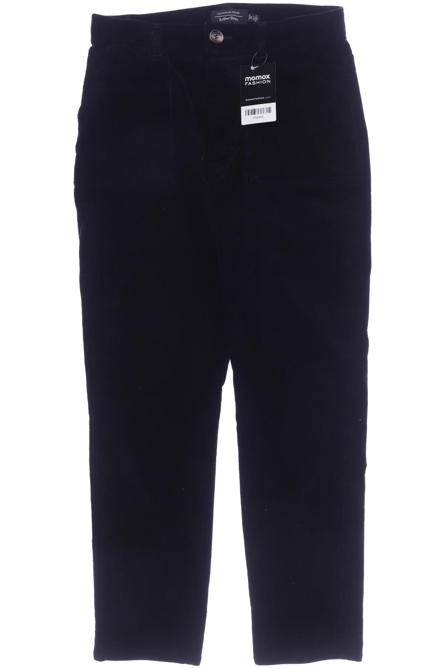 

& Other Stories Damen Stoffhose, schwarz, Gr. 38
