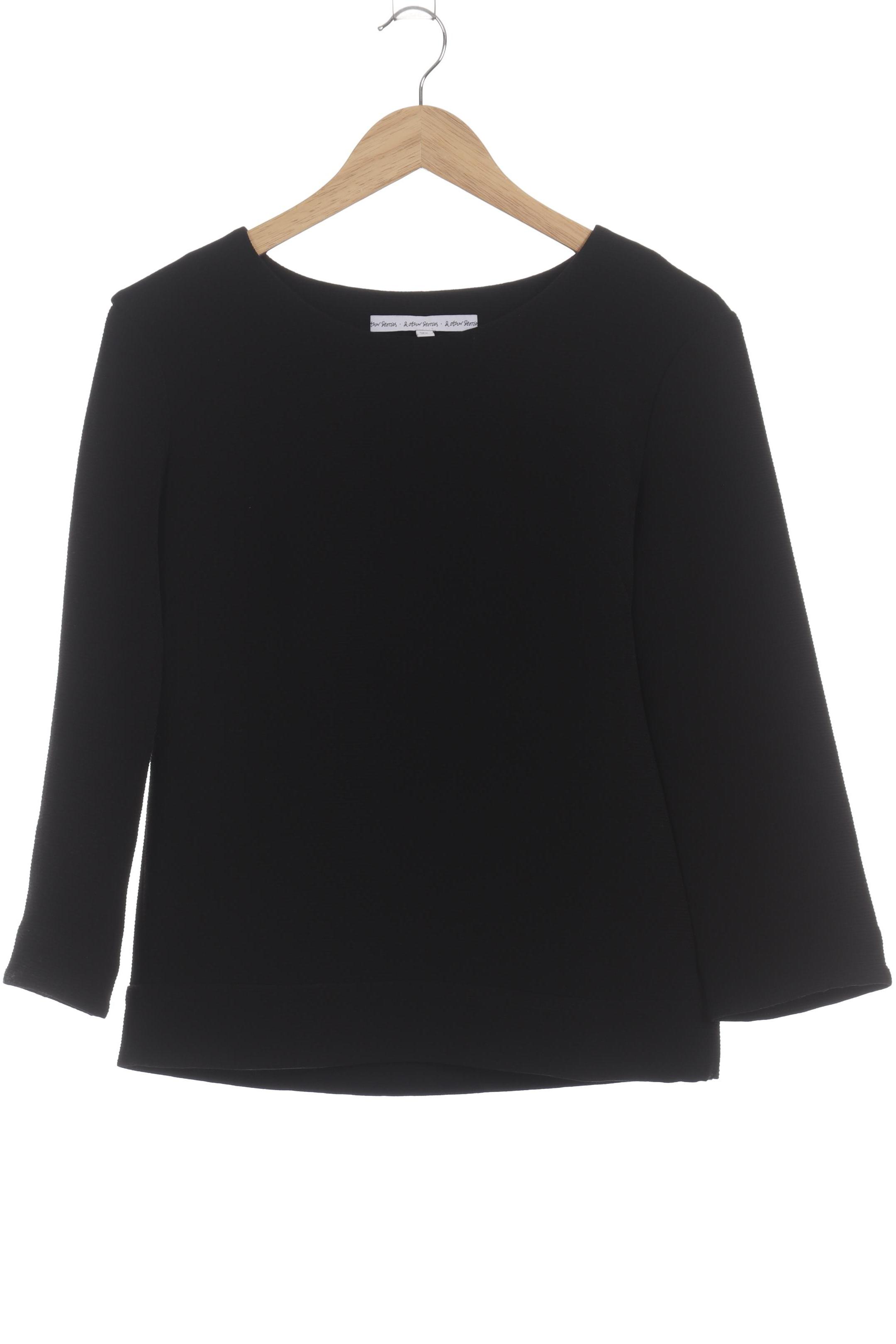 

& Other Stories Damen Langarmshirt, schwarz, Gr. 34