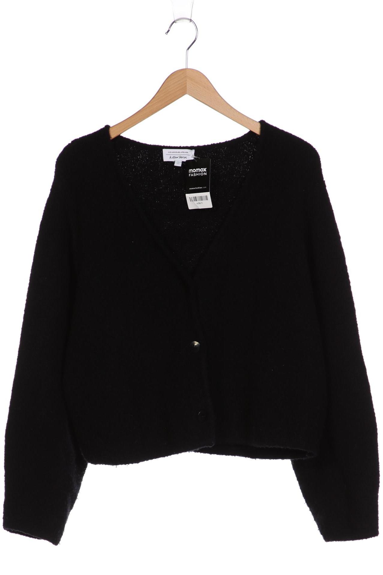 

& Other Stories Damen Strickjacke, schwarz, Gr. 42