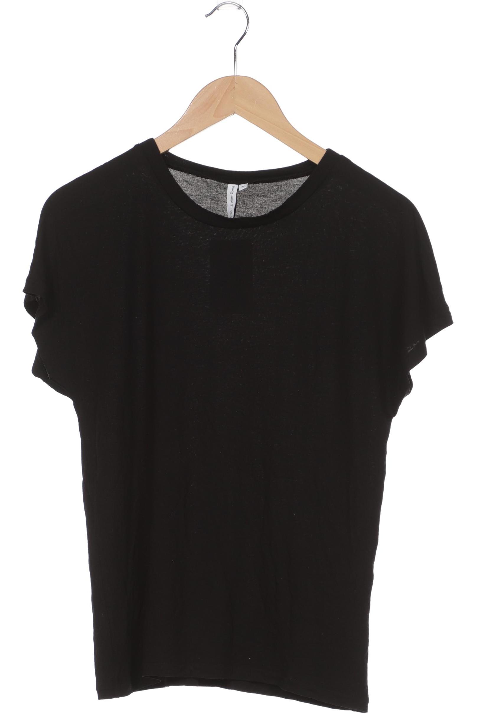 

& Other Stories Damen T-Shirt, schwarz, Gr. 36