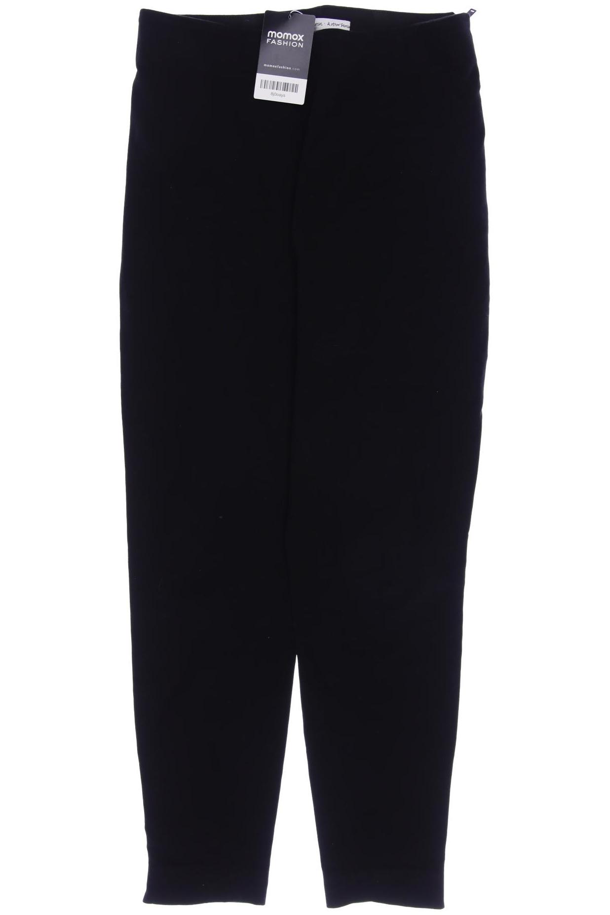 

& Other Stories Damen Stoffhose, schwarz, Gr. 38