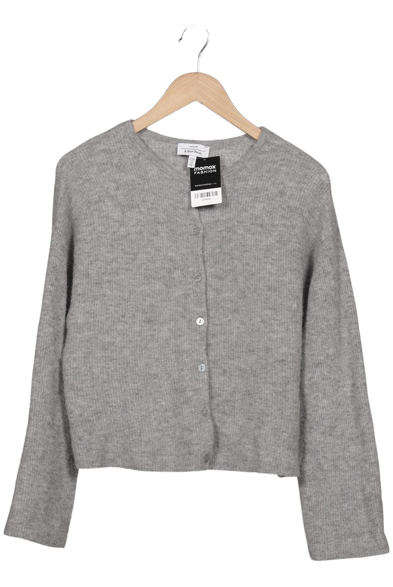 

& Other Stories Damen Strickjacke, grau, Gr. 38