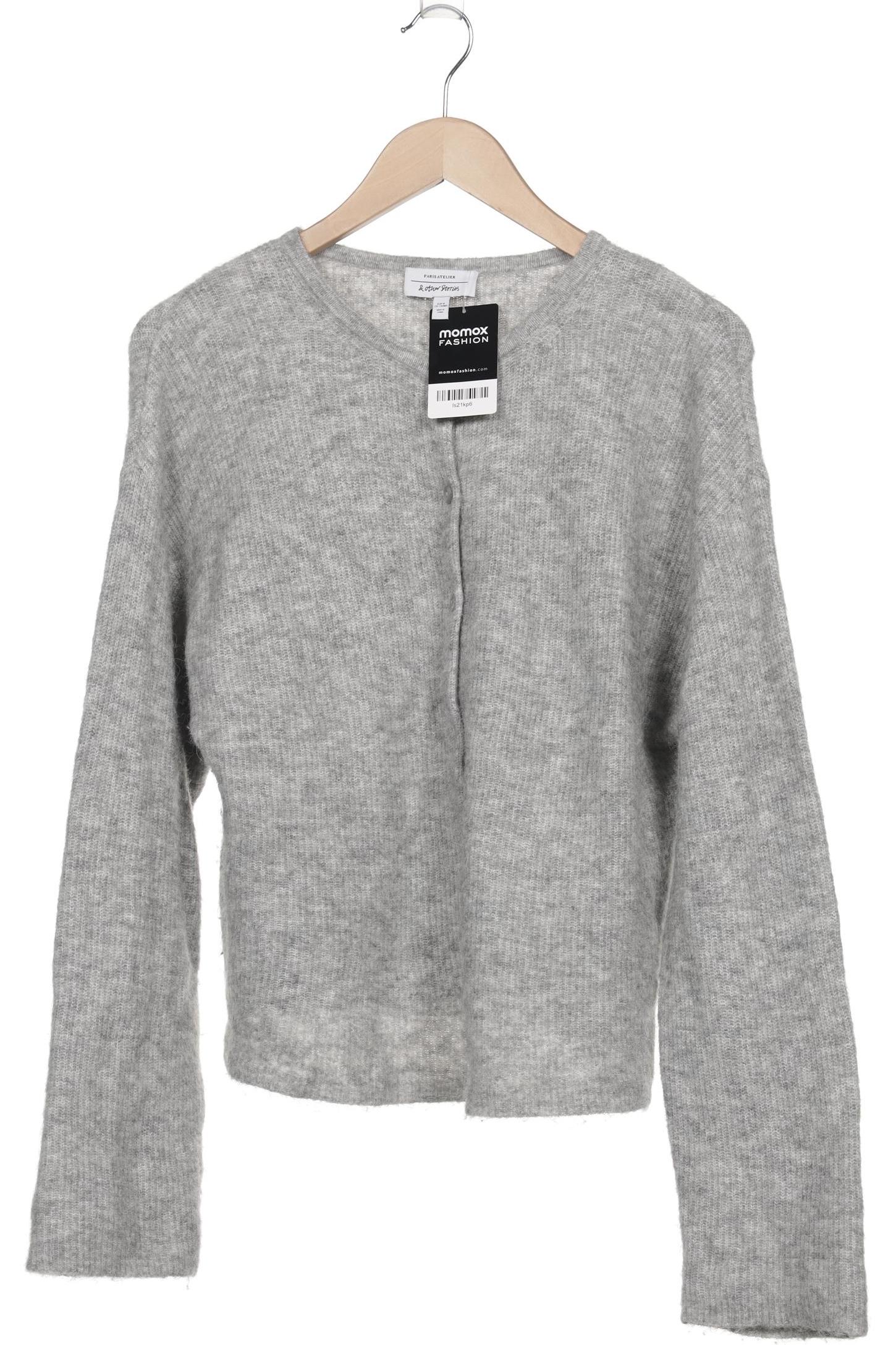 

& Other Stories Damen Strickjacke, grau, Gr. 38