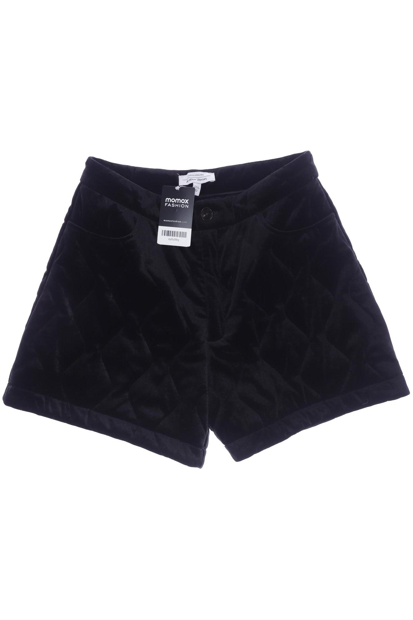 

& Other Stories Damen Shorts, schwarz, Gr. 40