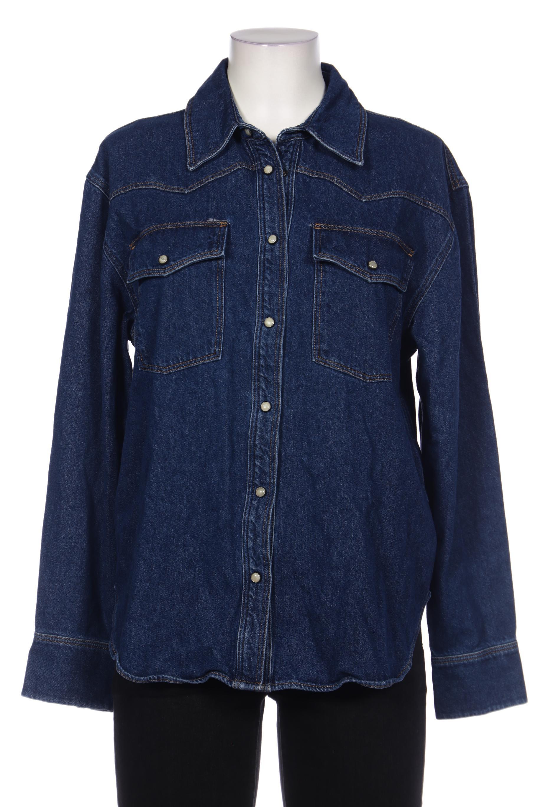 

& Other Stories Damen Bluse, marineblau, Gr. 38