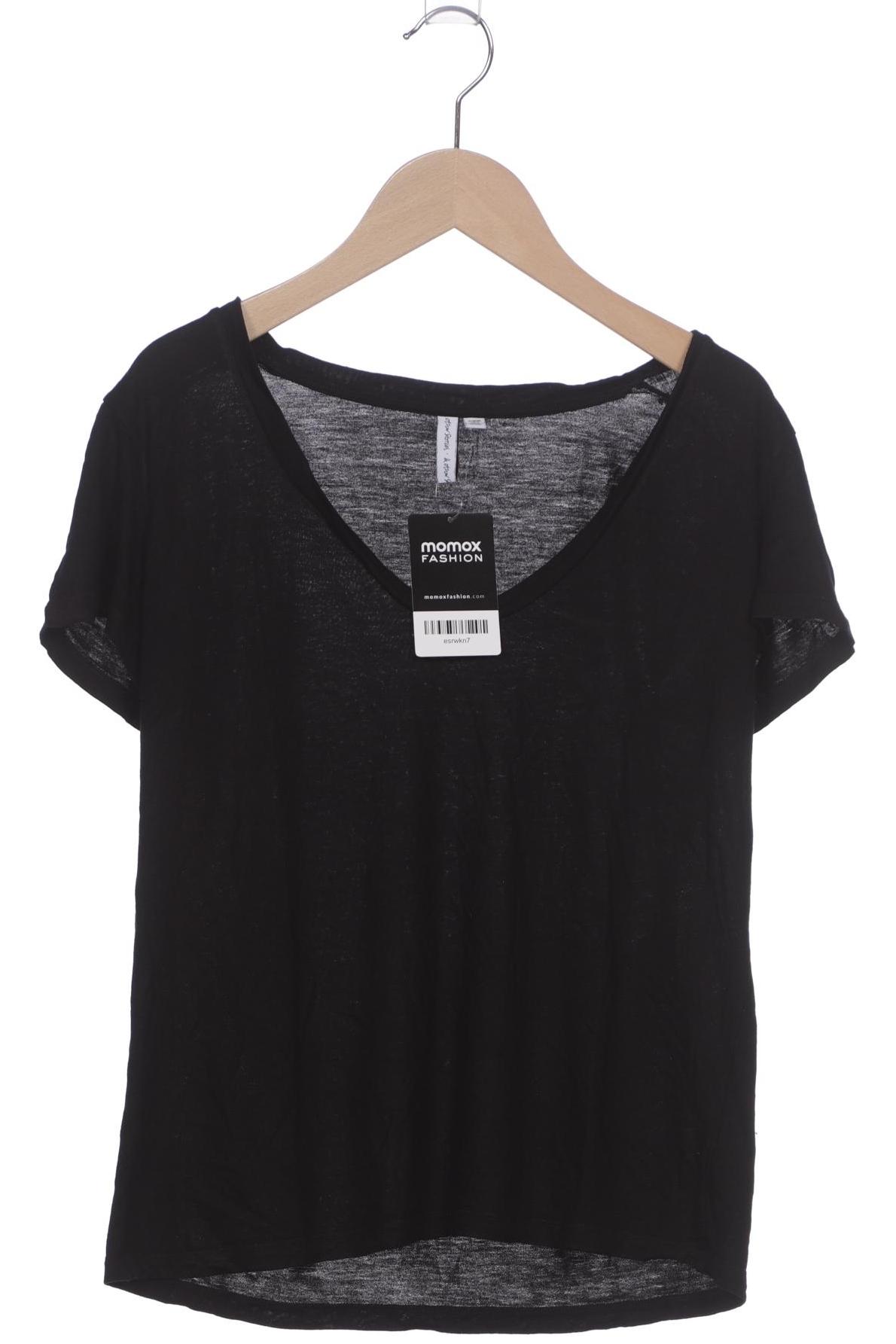 

& Other Stories Damen T-Shirt, schwarz, Gr. 38