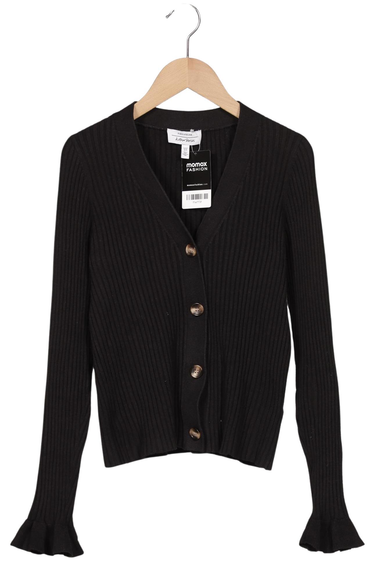 

& Other Stories Damen Strickjacke, schwarz, Gr. 34