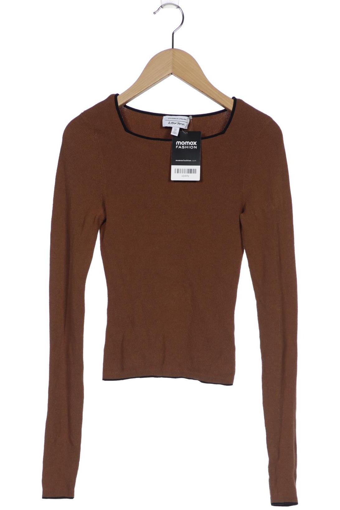 

& Other Stories Damen Langarmshirt, braun, Gr. 36