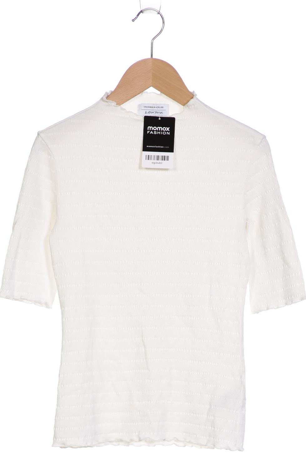 

& Other Stories Damen T-Shirt, weiß, Gr. 32
