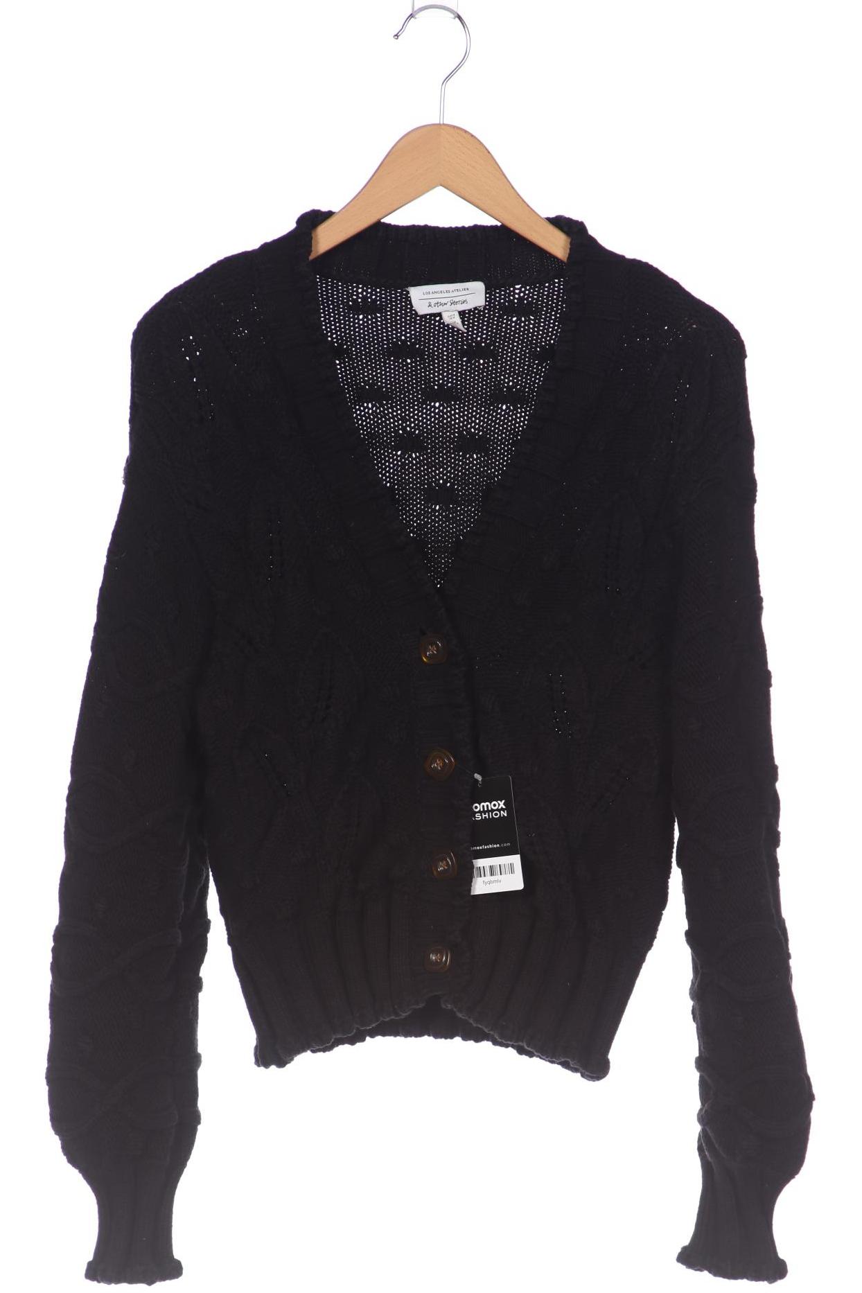 

& Other Stories Damen Strickjacke, schwarz, Gr. 38