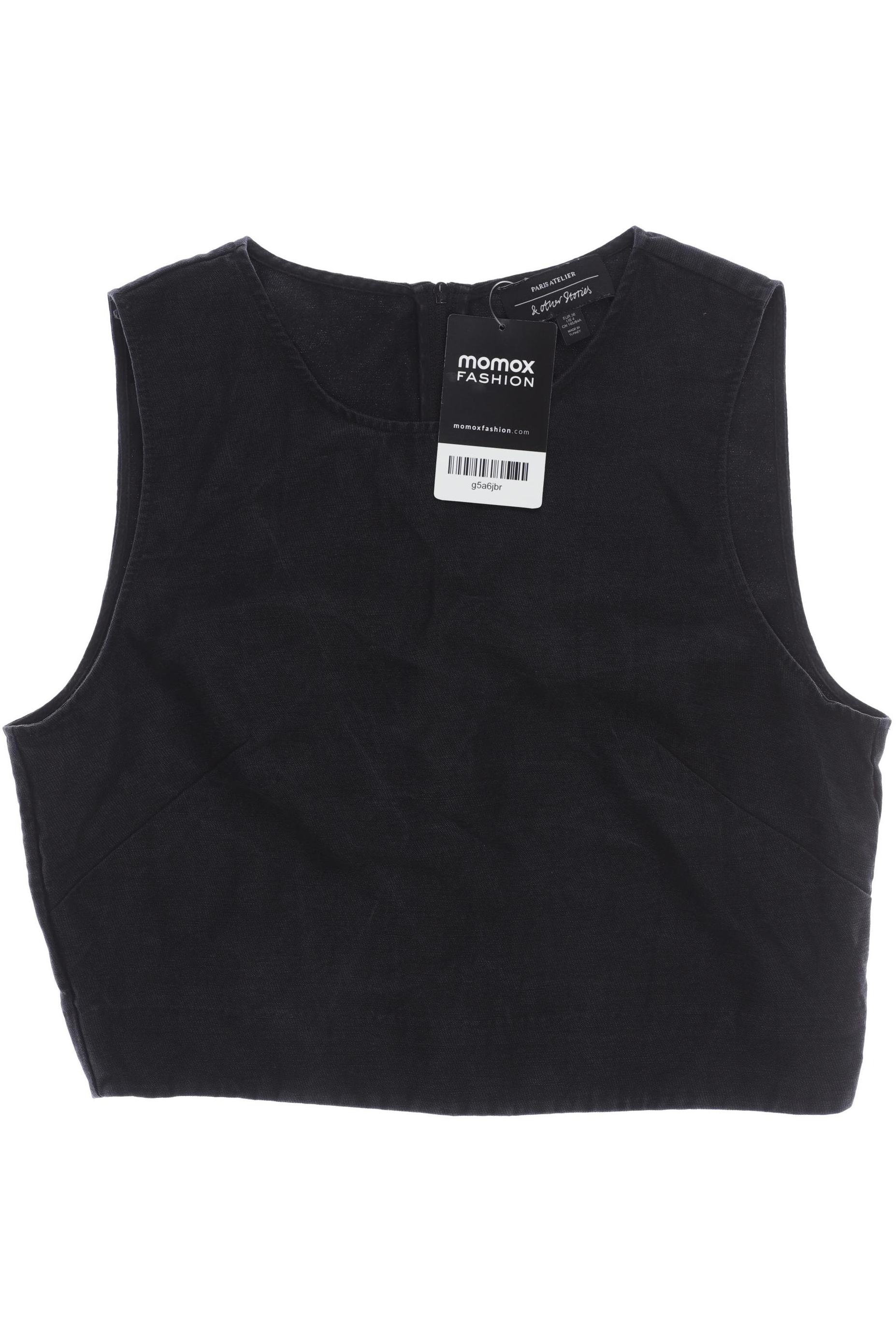 

& Other Stories Damen Top, schwarz, Gr. 36