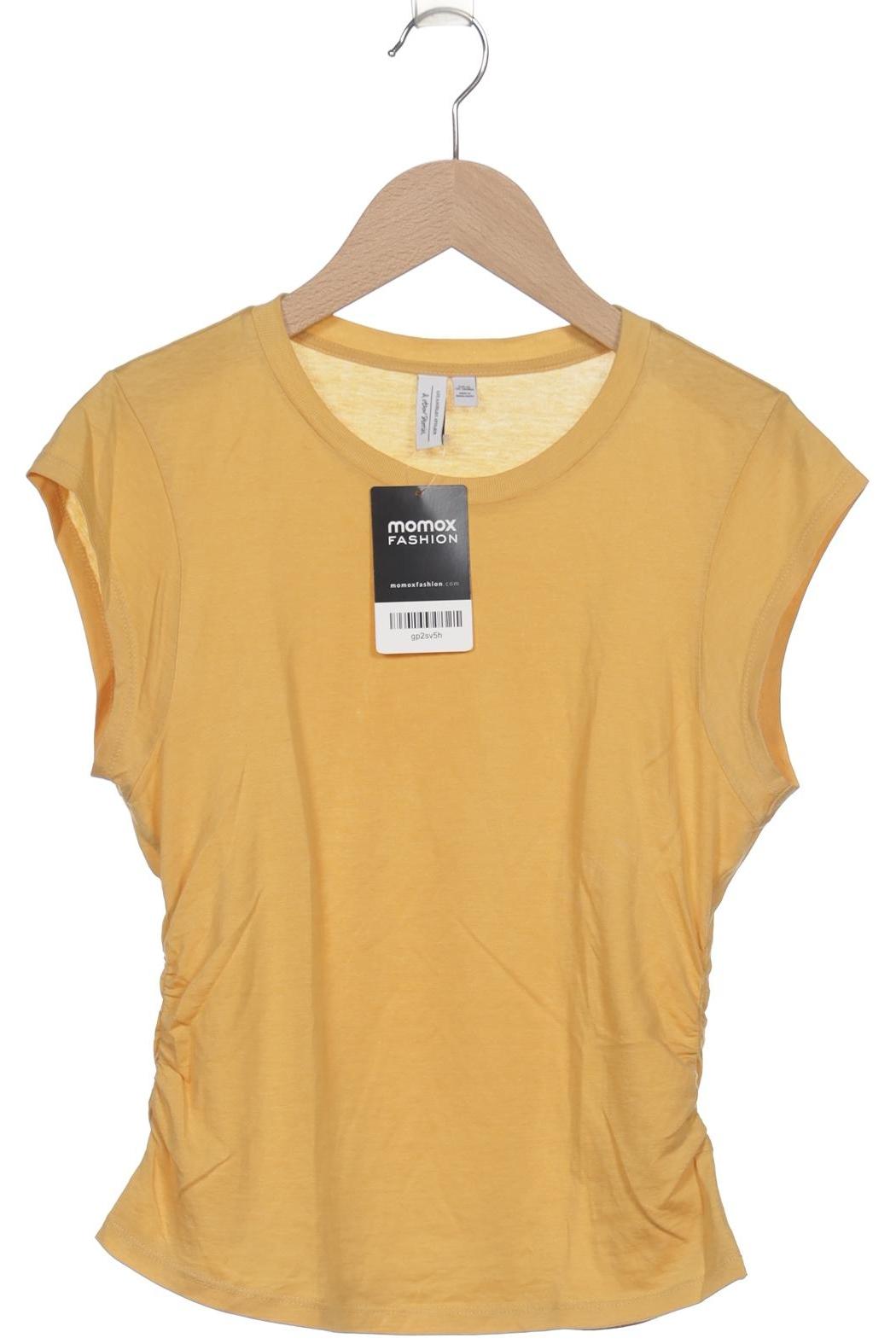

& Other Stories Damen T-Shirt, gelb, Gr. 34
