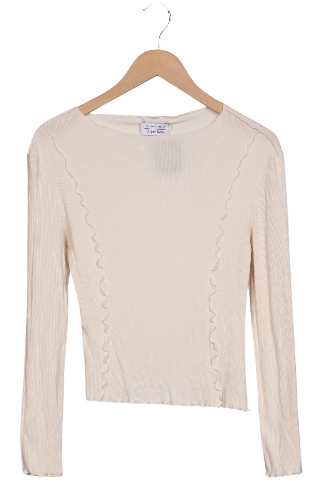 

& Other Stories Damen Langarmshirt, cremeweiß, Gr. 42
