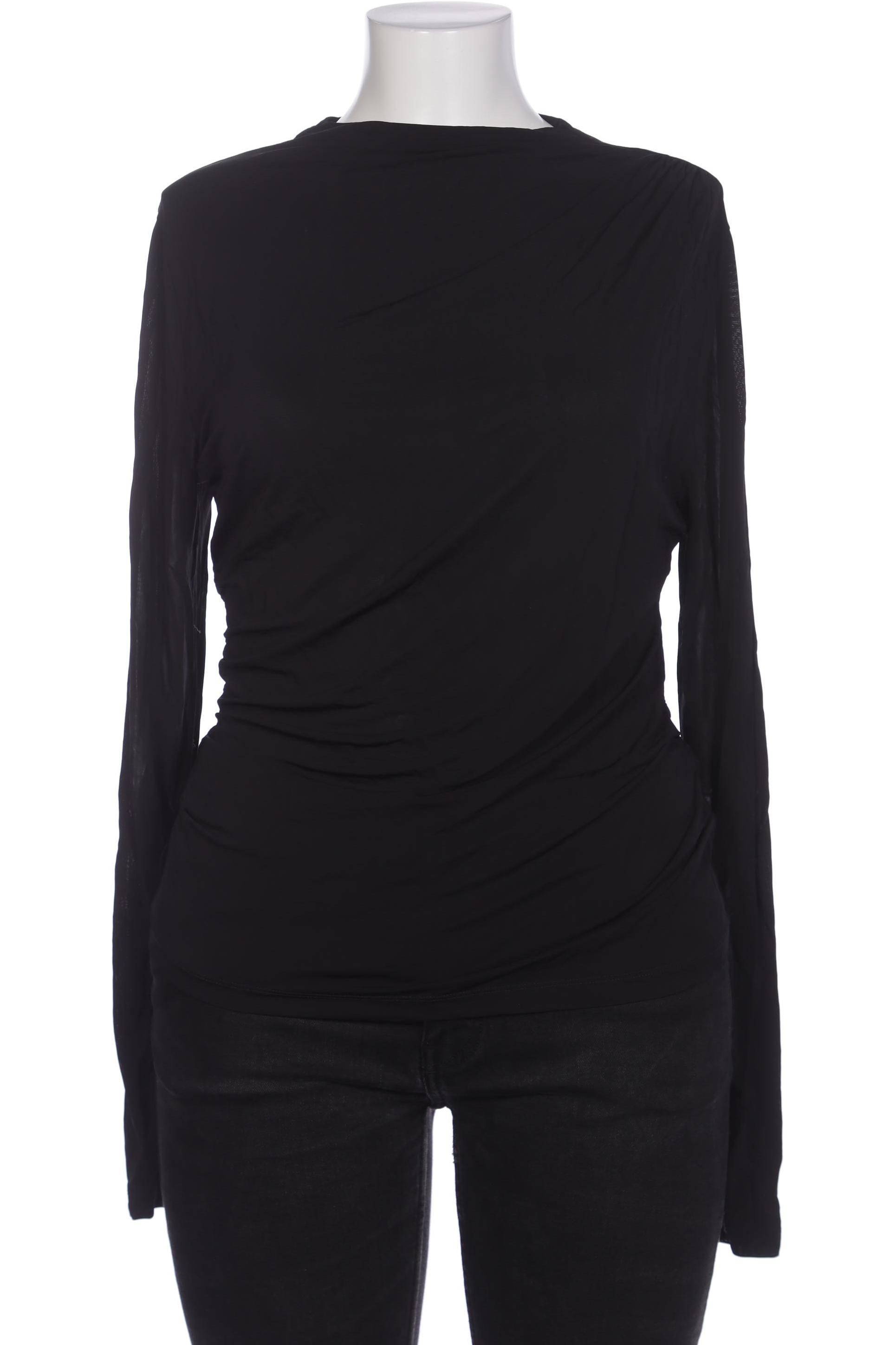 

& Other Stories Damen Langarmshirt, schwarz, Gr. 42
