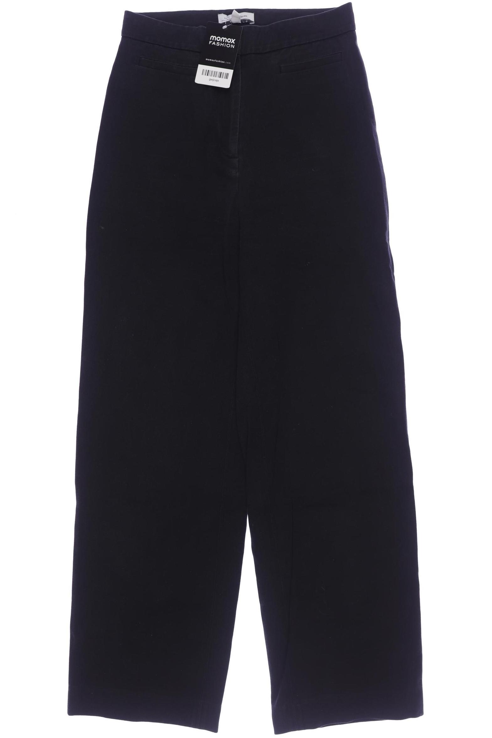 

& Other Stories Damen Stoffhose, schwarz, Gr. 34