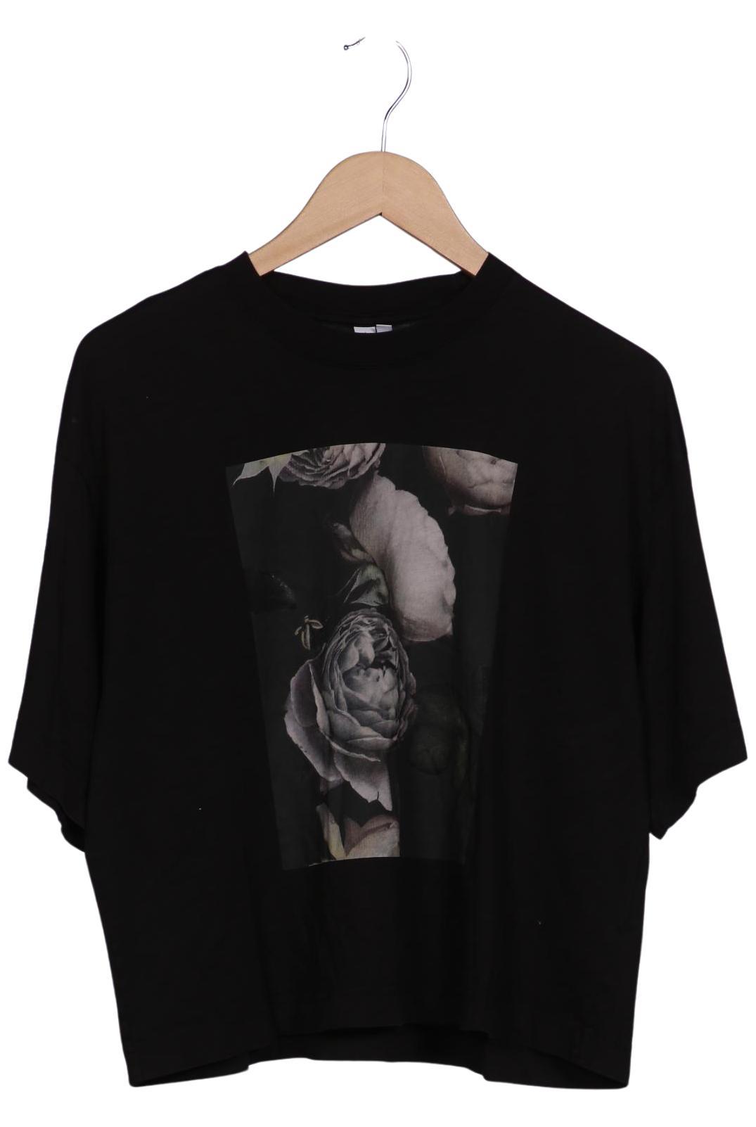 

& Other Stories Damen T-Shirt, schwarz, Gr. 36