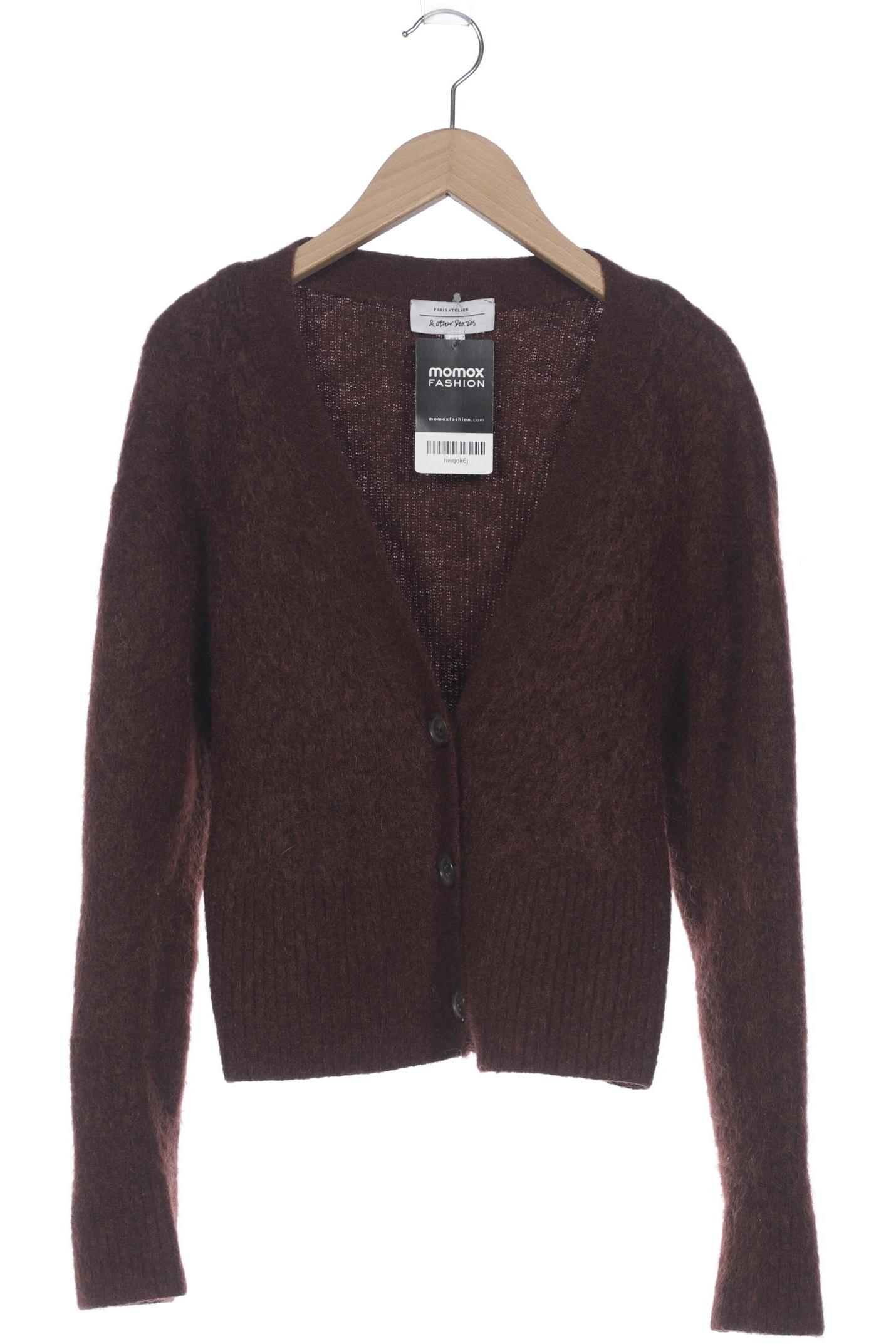 

& Other Stories Damen Strickjacke, braun, Gr. 36