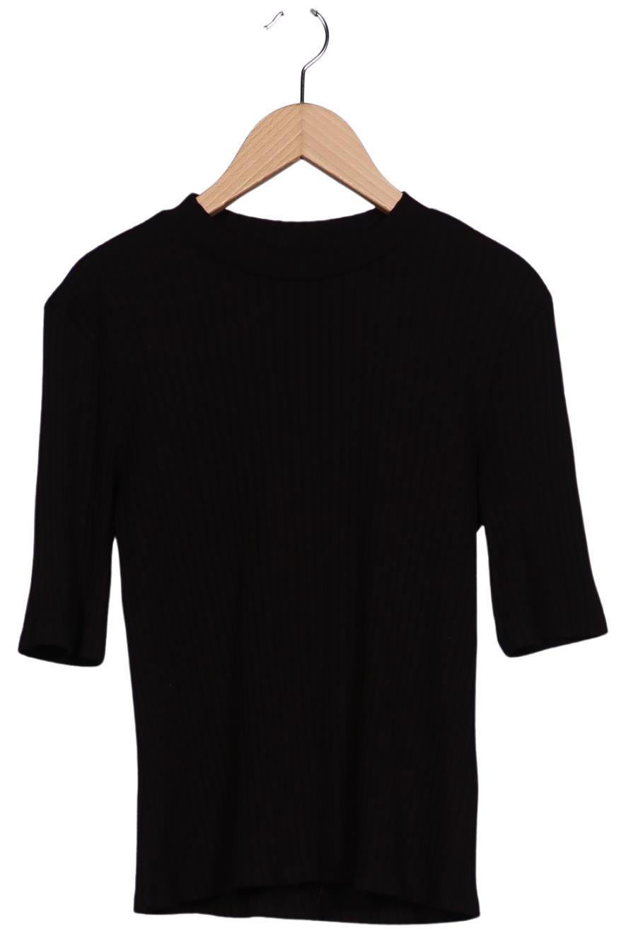 

& Other Stories Damen T-Shirt, schwarz, Gr. 38