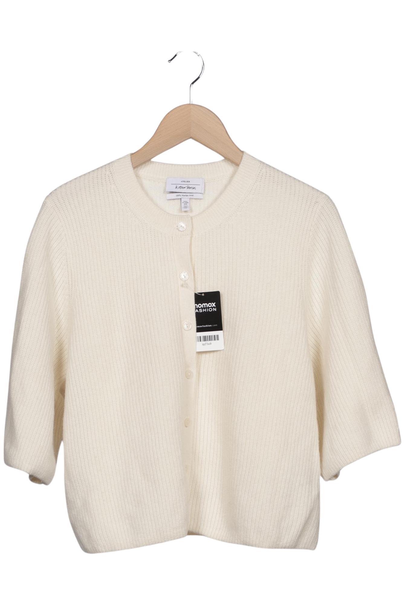 

& Other Stories Damen Strickjacke, cremeweiß, Gr. 38